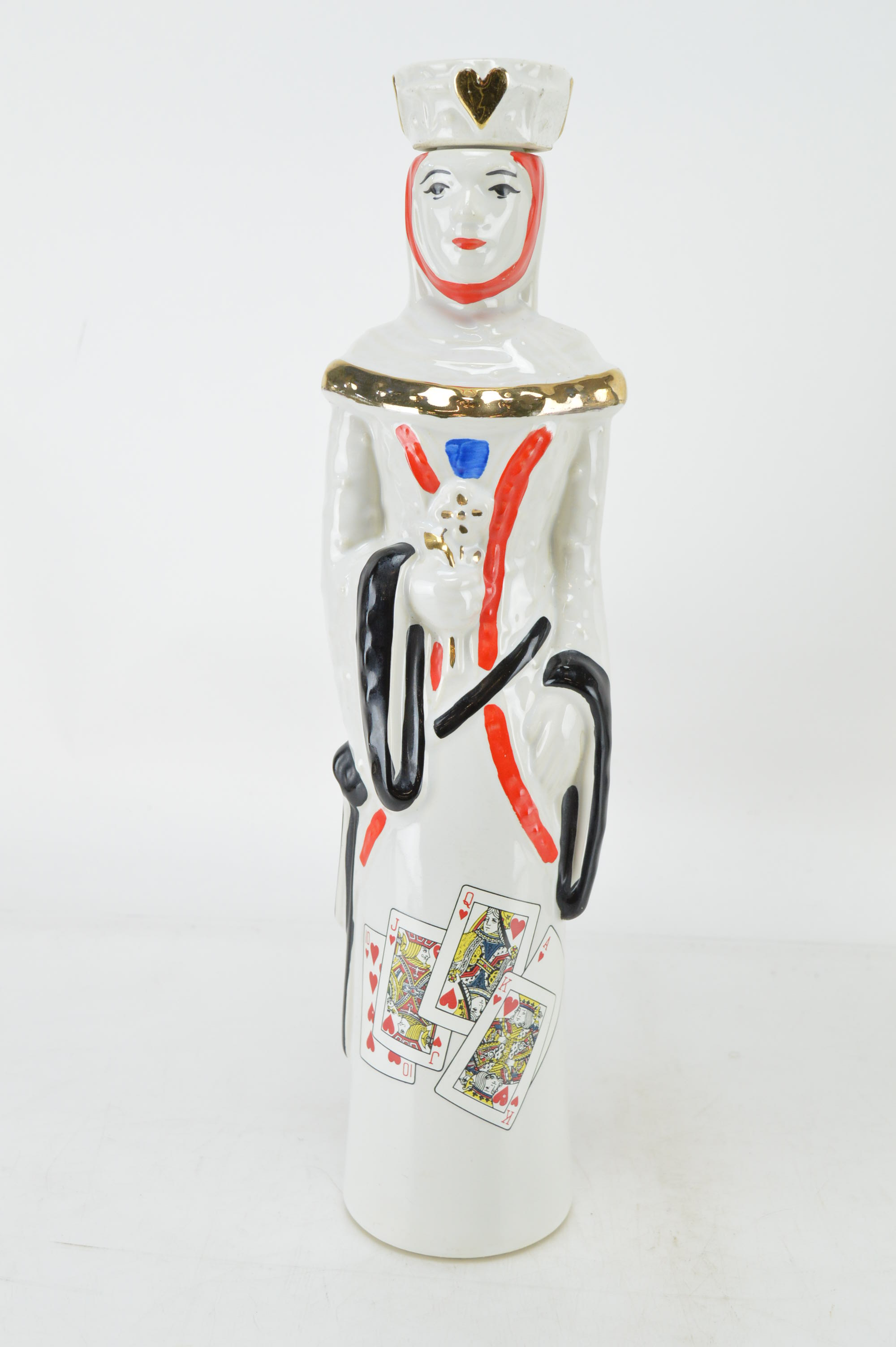 1969 Ezra Brooks King and Queen Whiskey Decanters