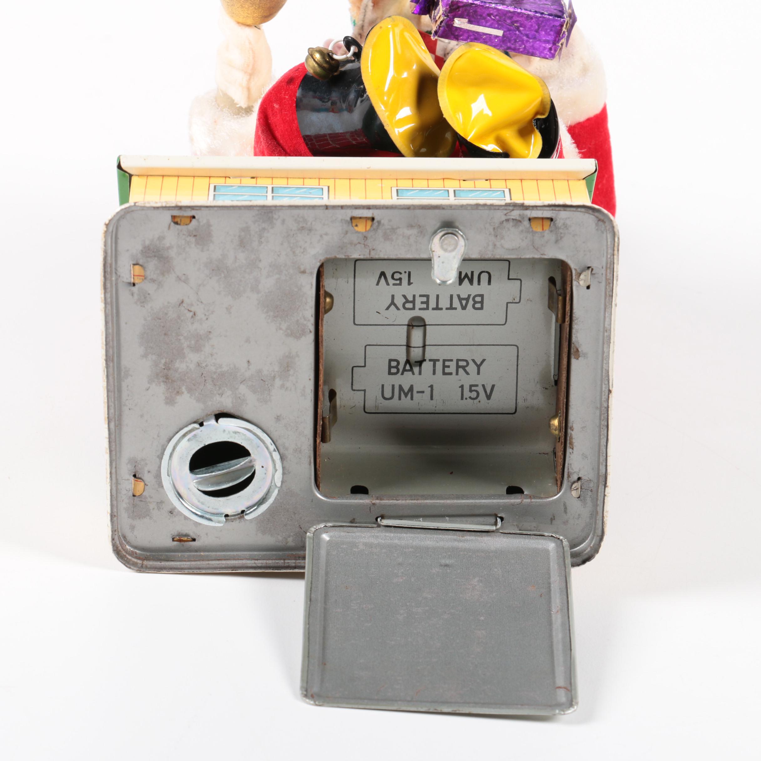 Vintage Animated Santa Bank