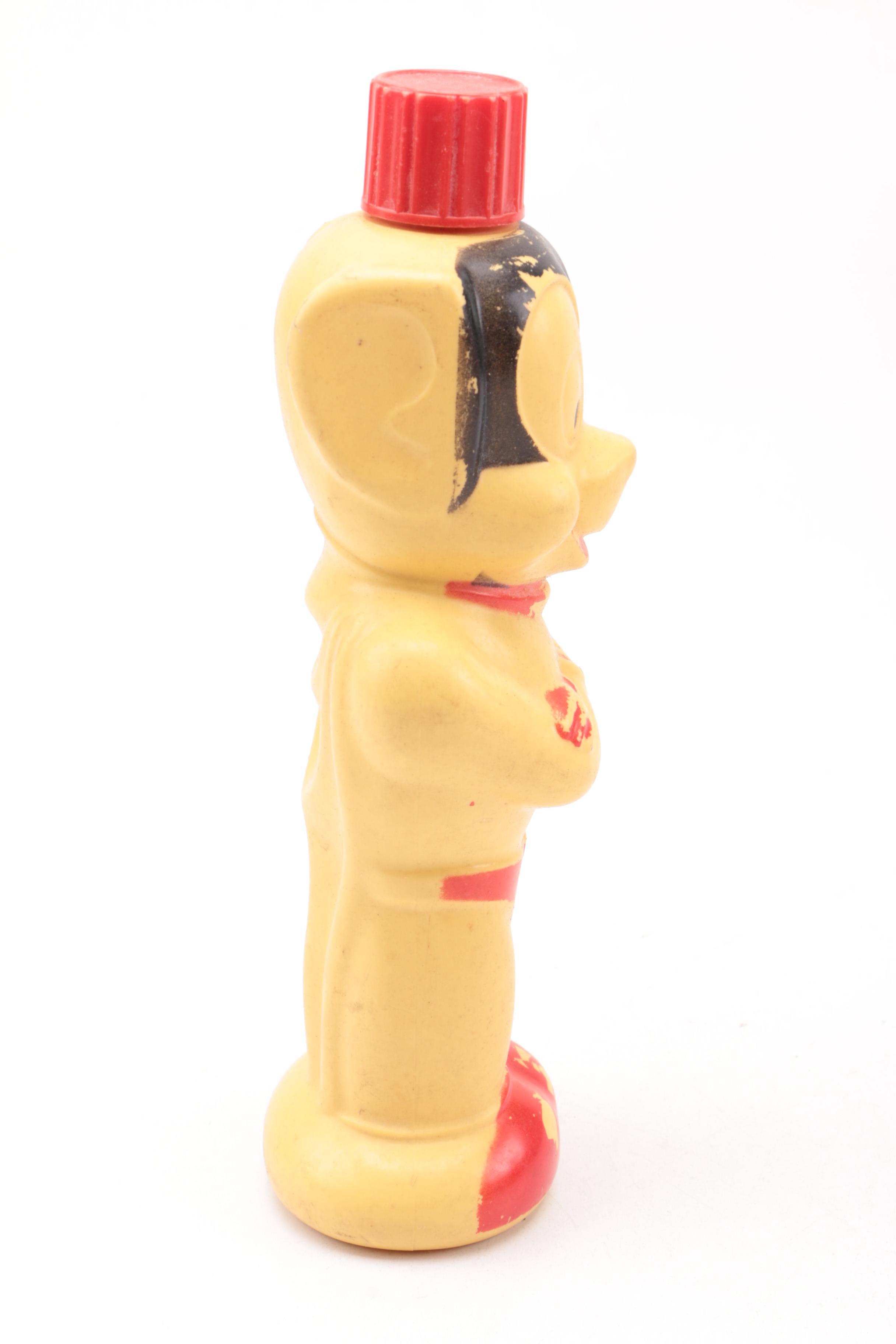 Collection of Vintage Cartoon Bubble Bath Bottles