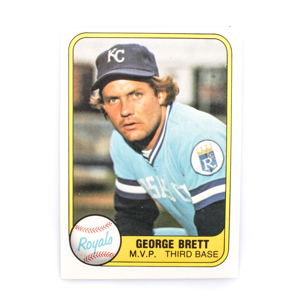 1980's Fleer George Brett Baseball Card