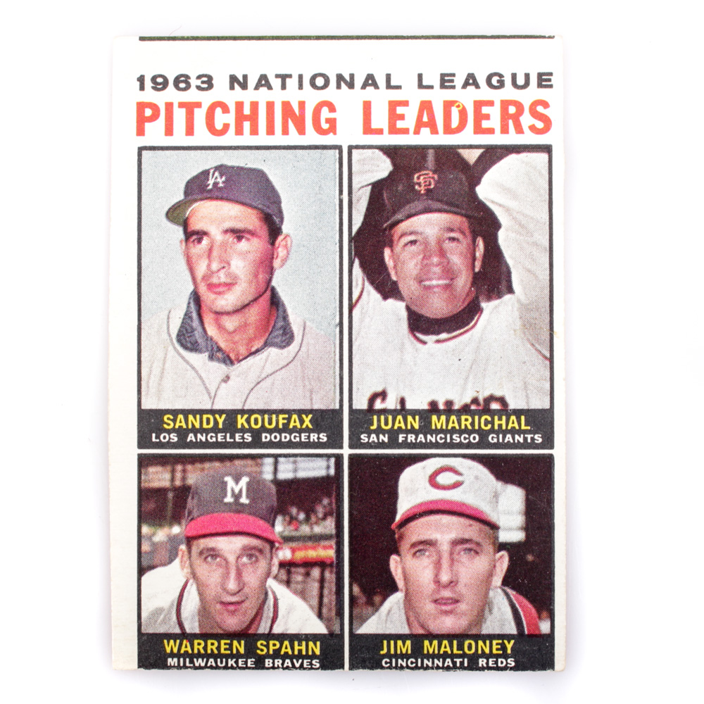 1963 National League Pitching Baseball Card