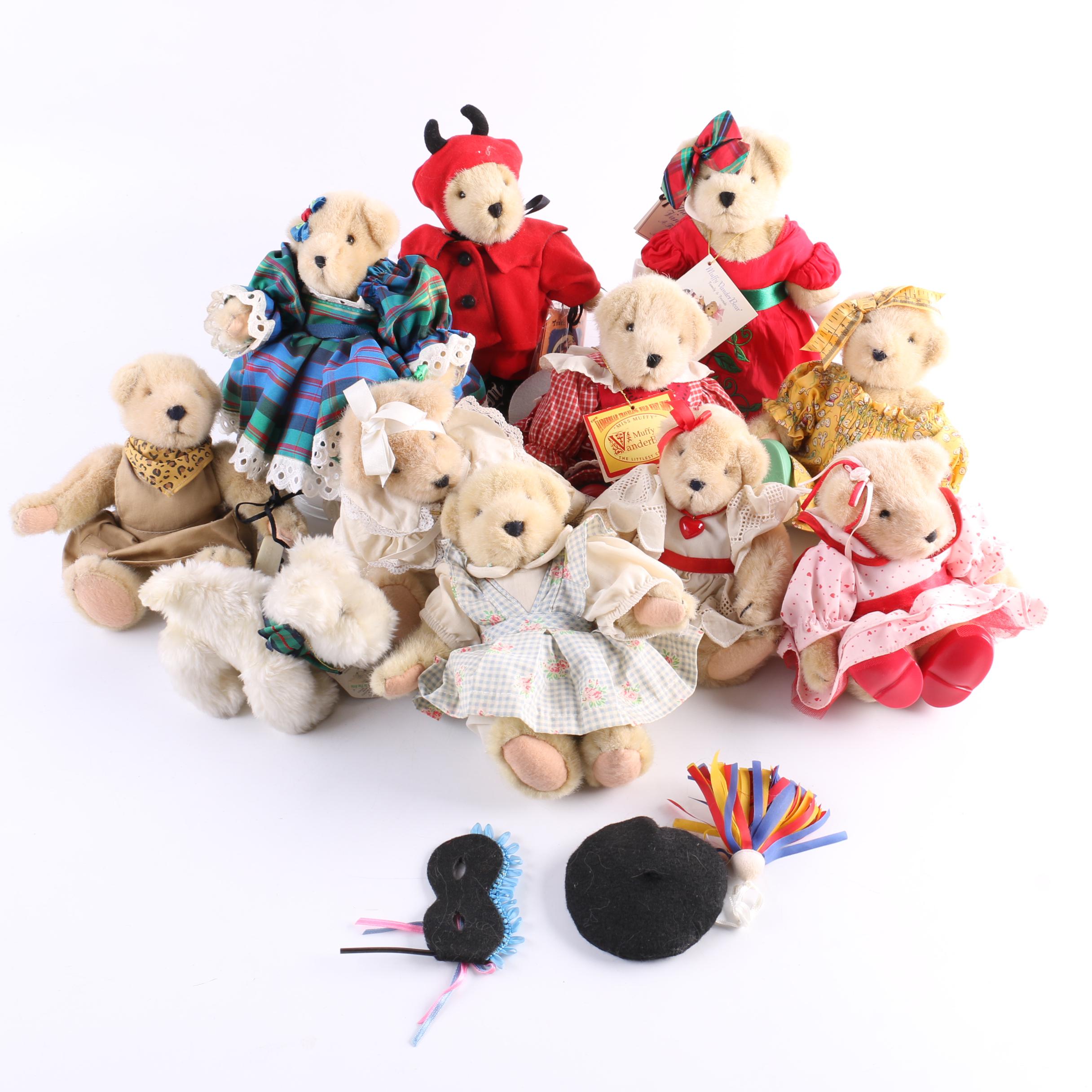 Collection of Muffy Vanderbear Teddybears