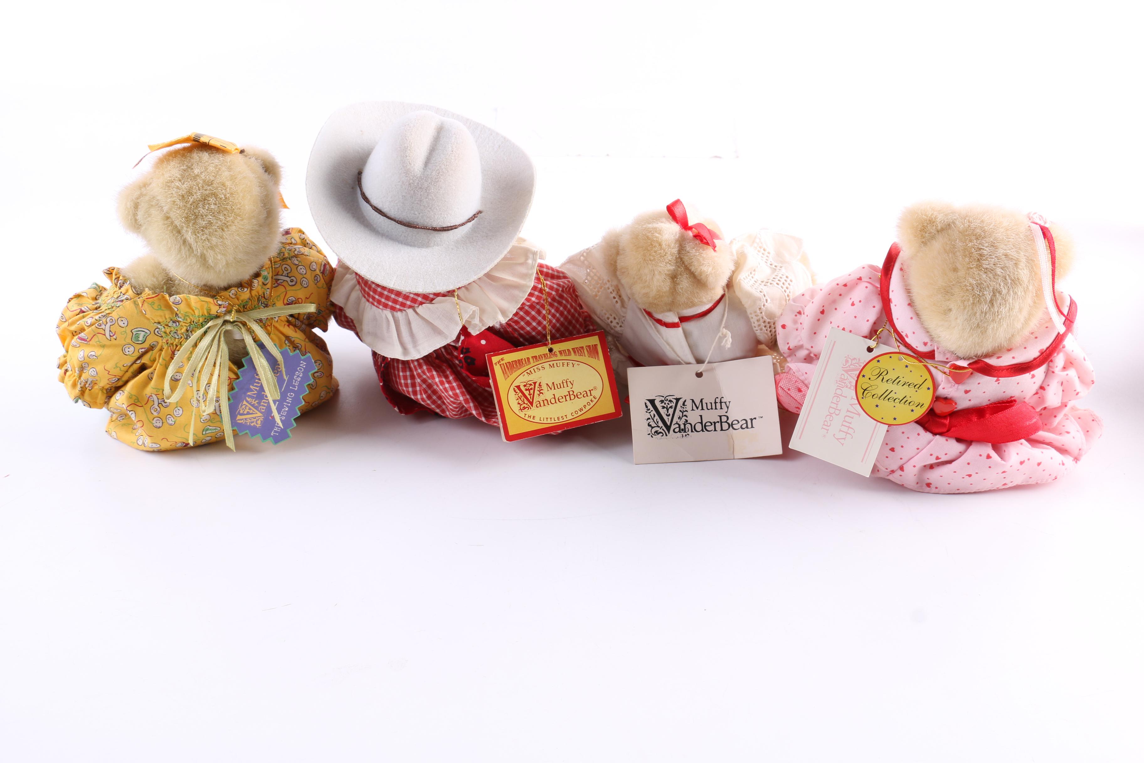 Collection of Muffy Vanderbear Teddybears