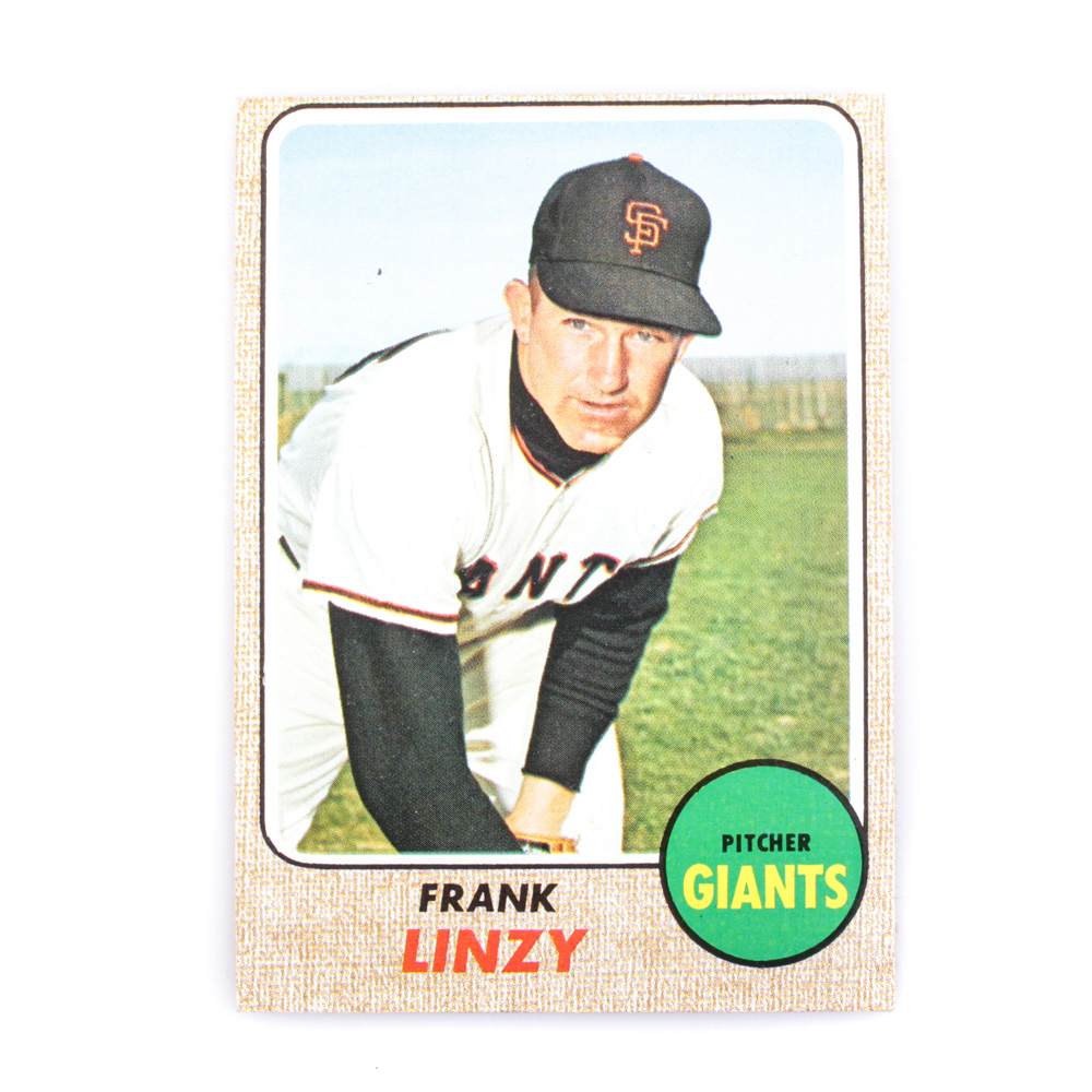 1968 Frank Linzy Baseball Card