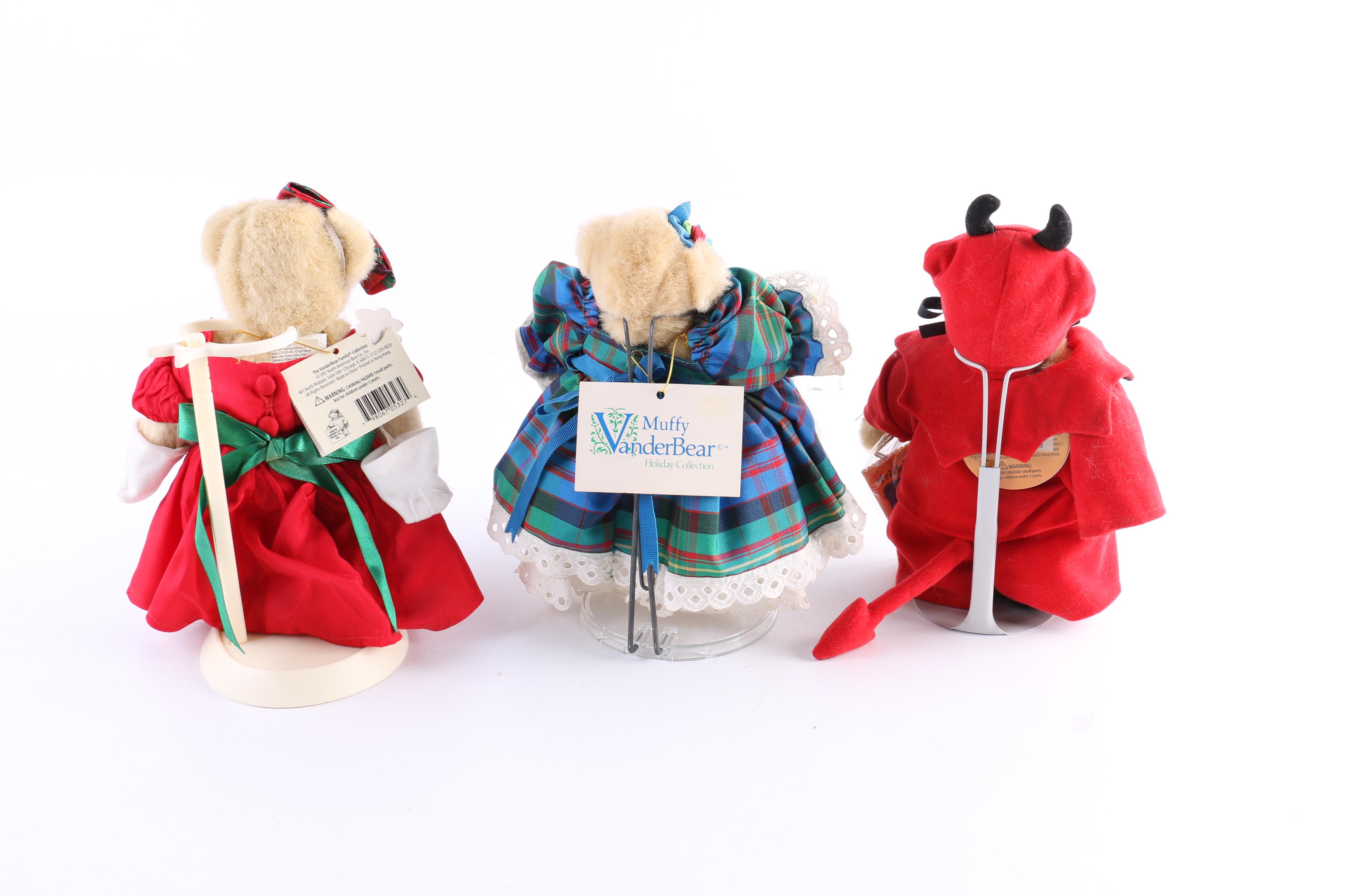 Collection of Muffy Vanderbear Teddybears