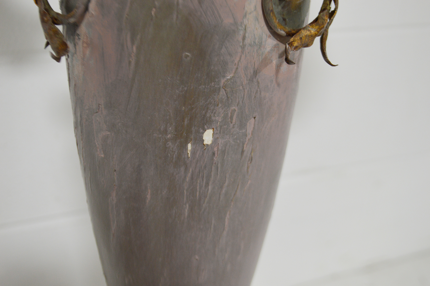Mid-Century Italian Carved Wooden Urn Style Table Lamps