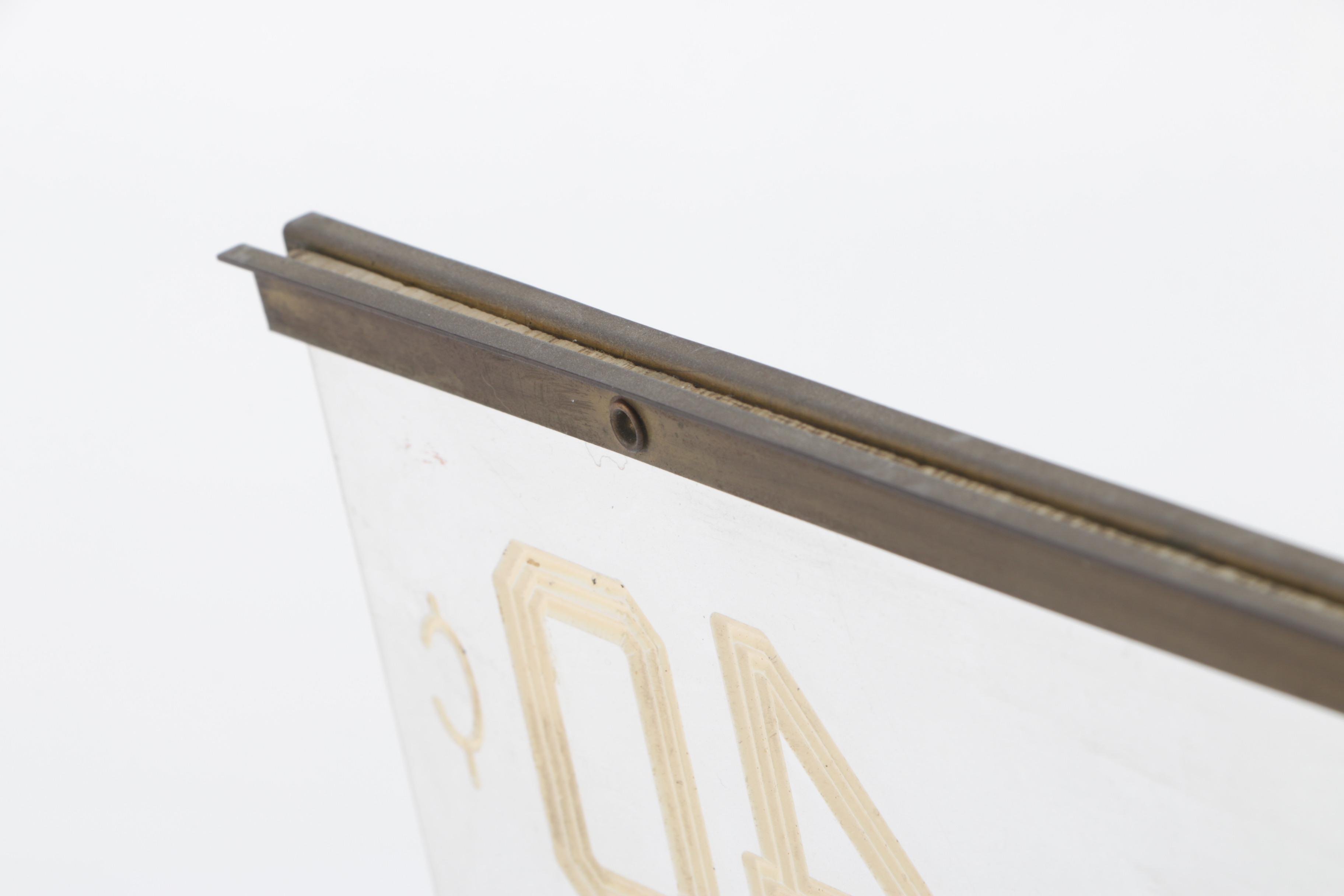 Vintage Plastic Pricing Sign