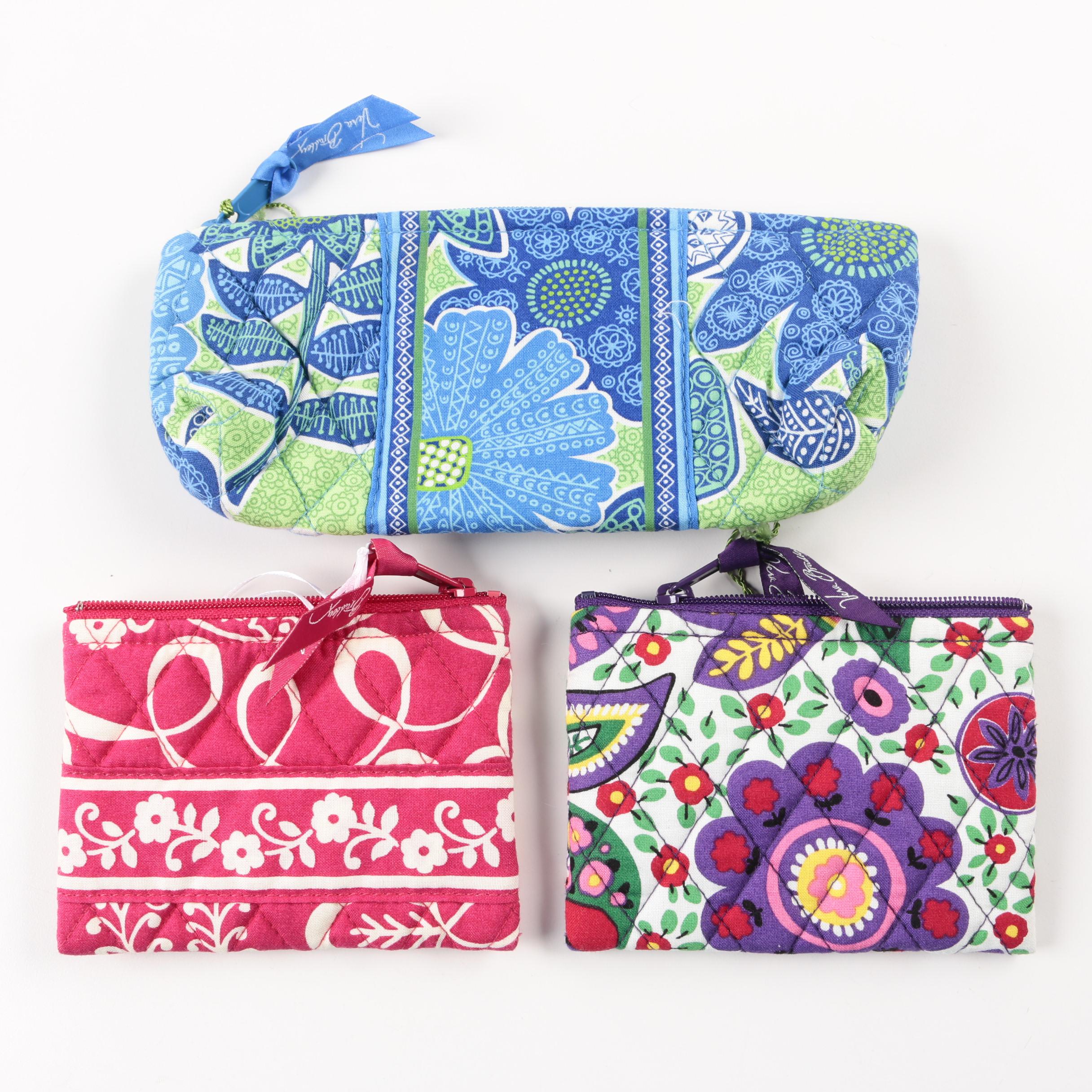 Vera Bradley Coin Purses and Brush Bag