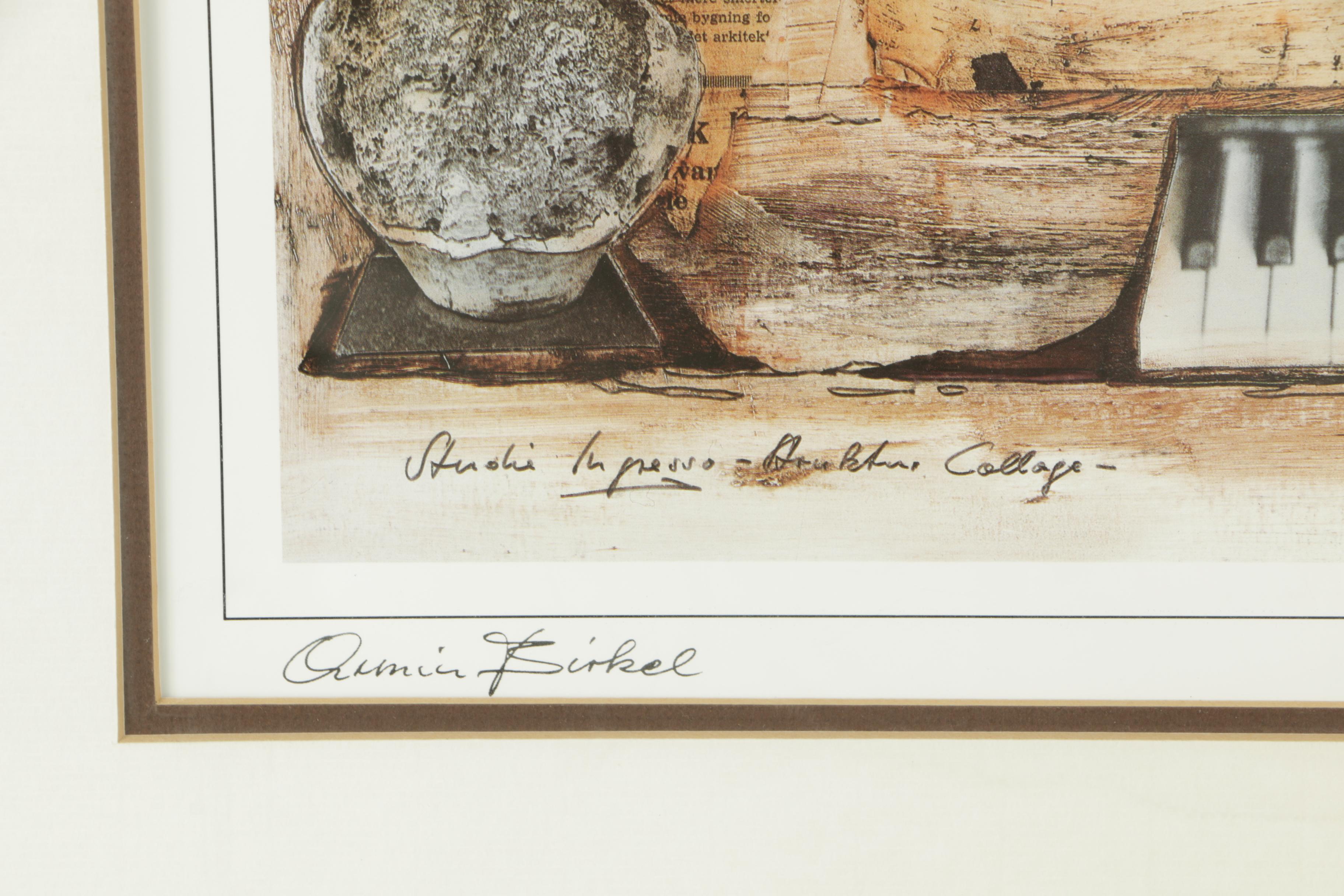 Armin Birkel Lithograph on Paper "Ingresso"