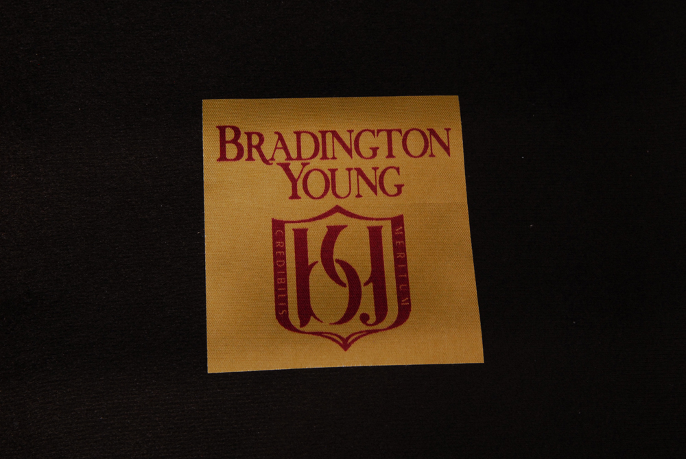 Blue Leather Recliner By Bradington Young