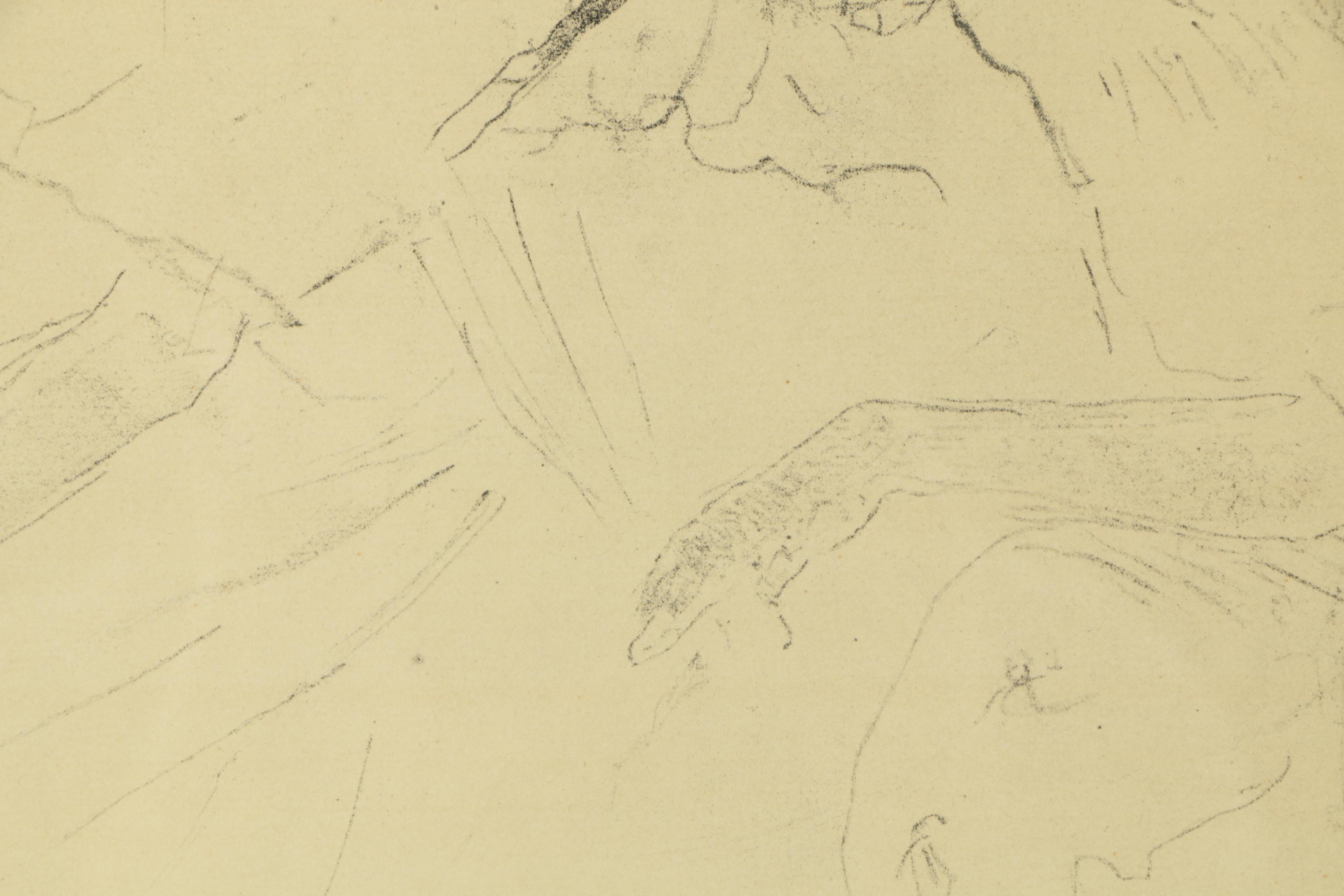 Lithograph After Henri Toulouse-Lautrec "Yvette Guilbert, 'Chanson Ancienne'"