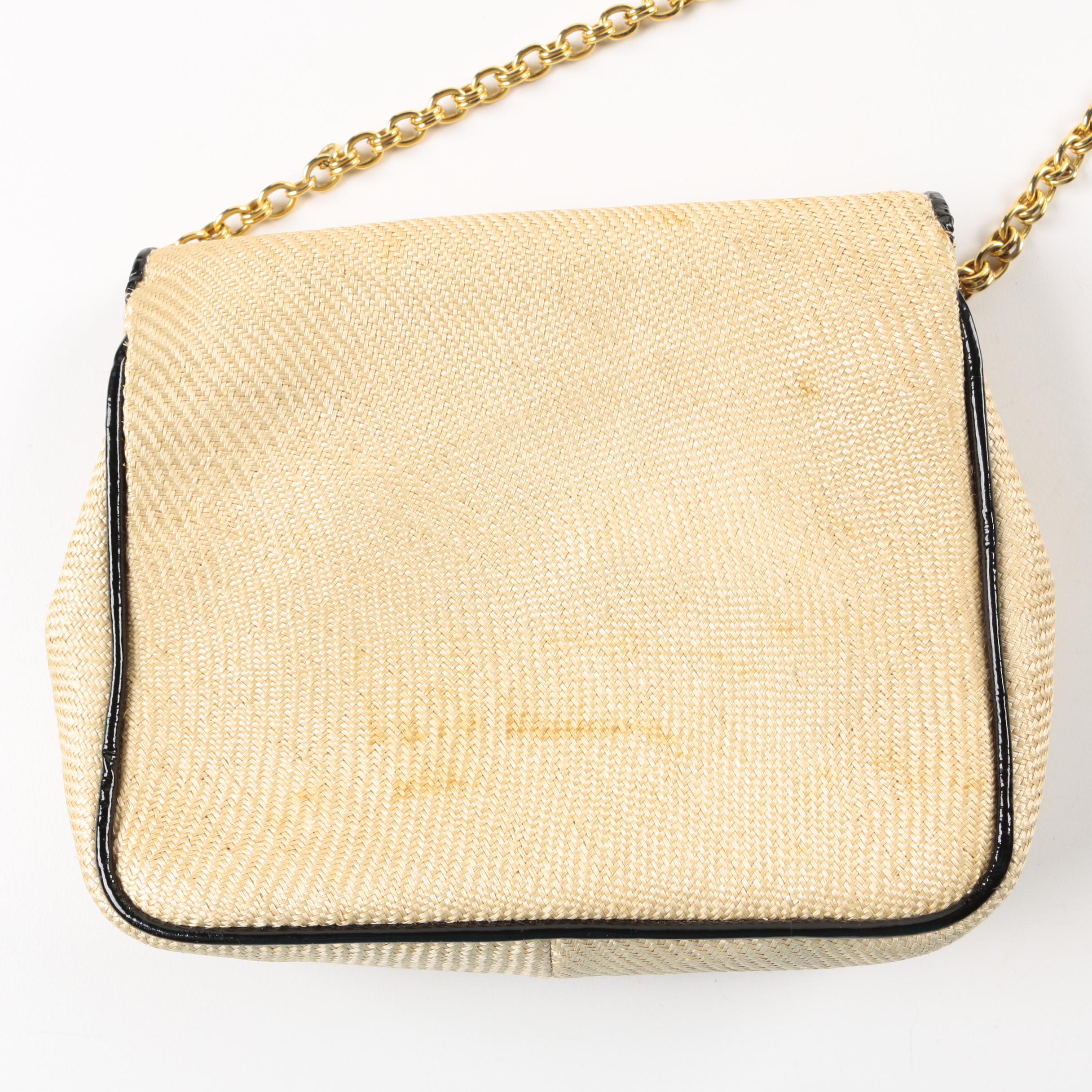 Chanel Raffia Shoulder Bag