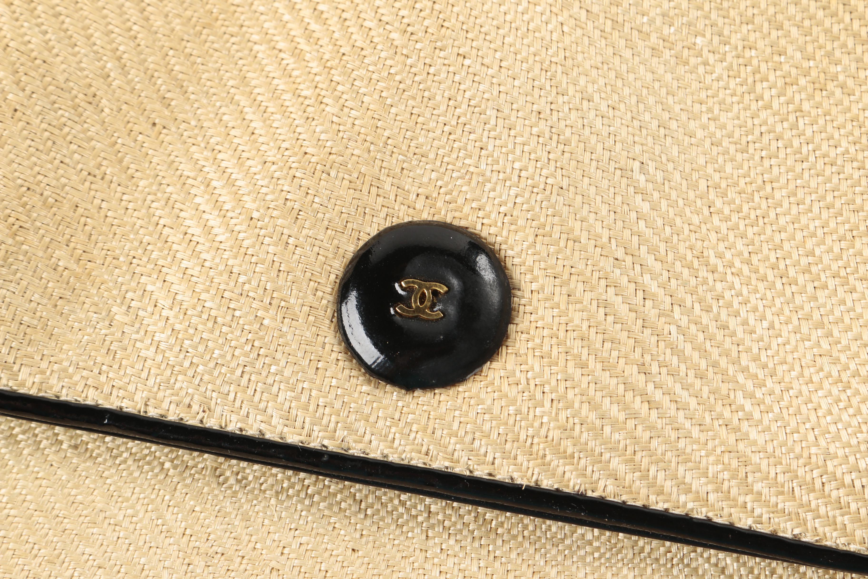 Chanel Raffia Shoulder Bag