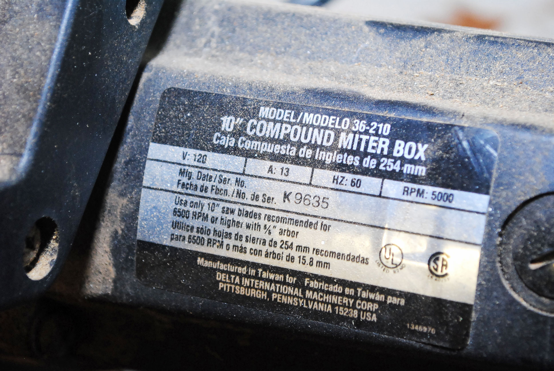 10" Compound Miter Box