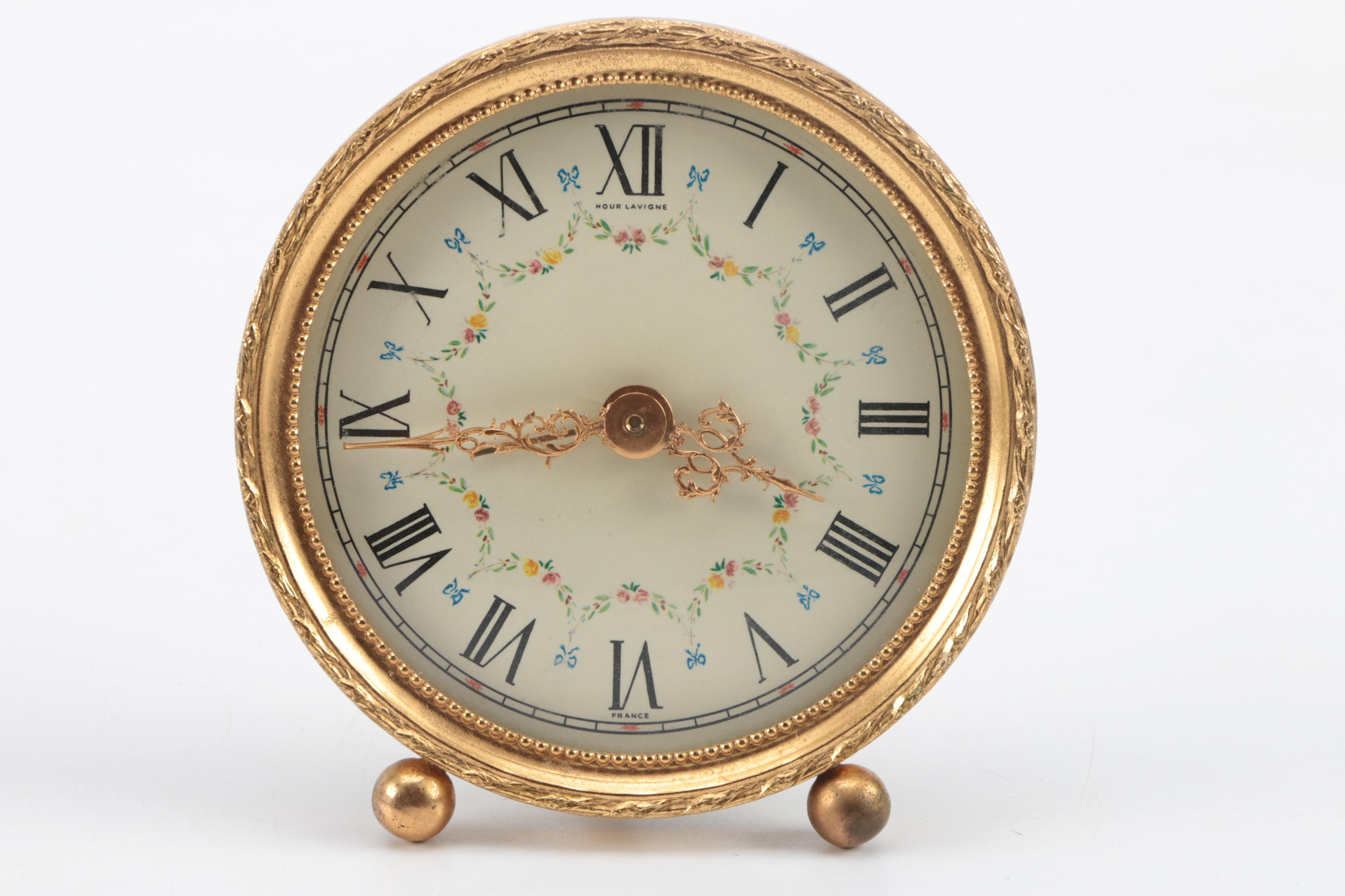 Victorian Style Hour Lavigne French Desk Clock