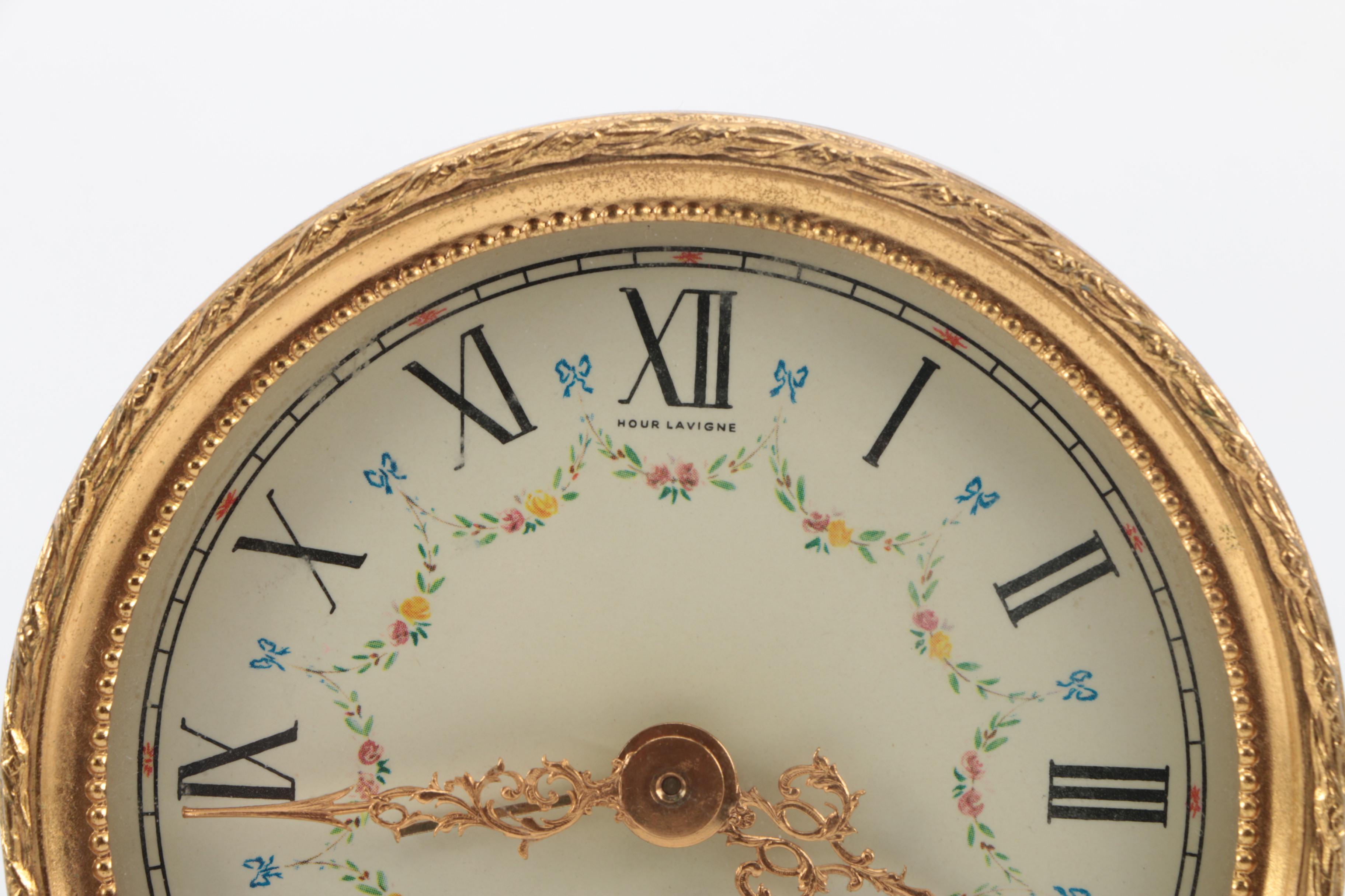 Victorian Style Hour Lavigne French Desk Clock