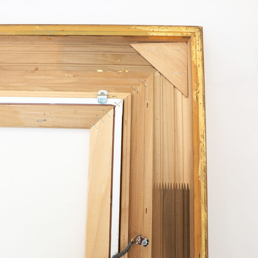 Giclee Print on Canvas After Thomas Kinkade "Clocktower Cottage"