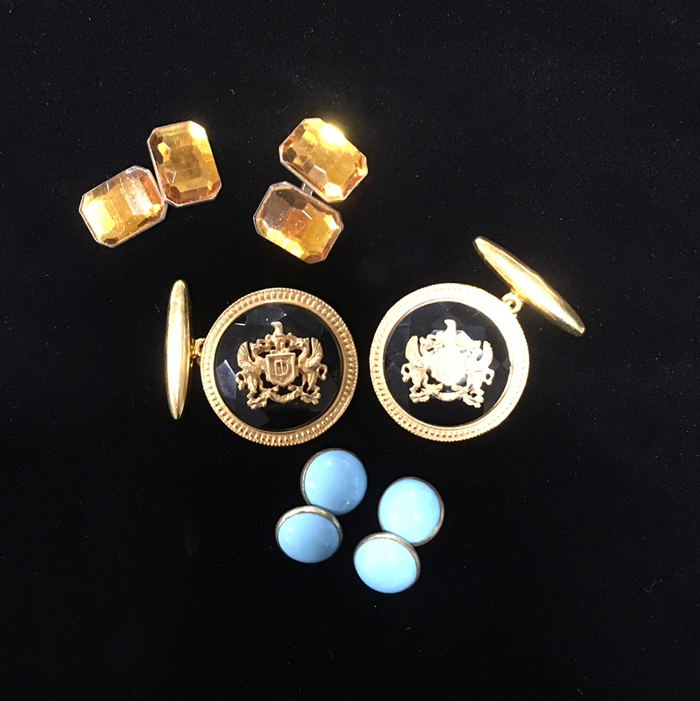 Vintage Costume Jewelry Cufflinks Including Ben Amun