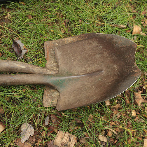 Garden Tools with Wheelbarrow
