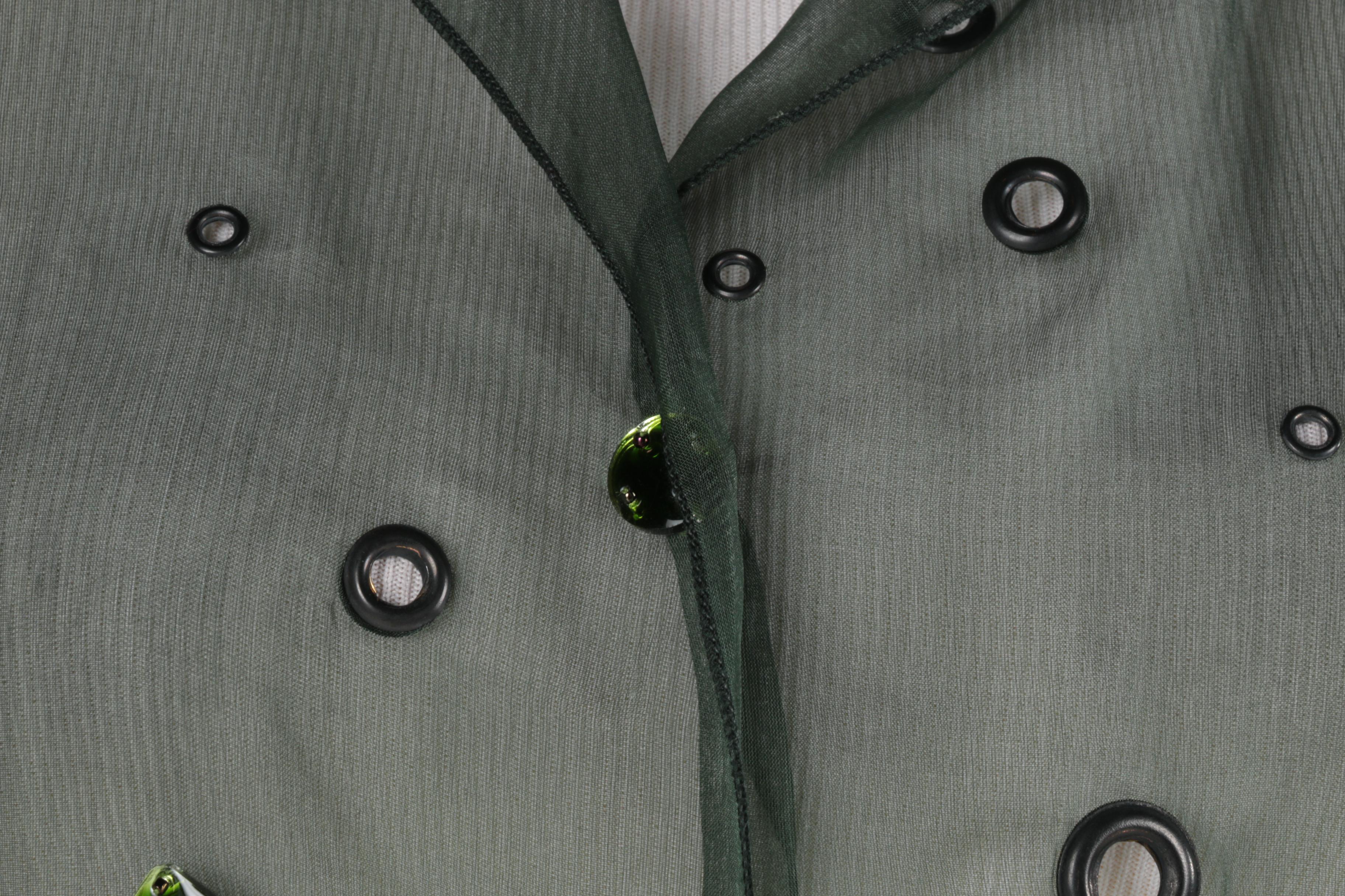 Prada Sheer Embellished Jacket