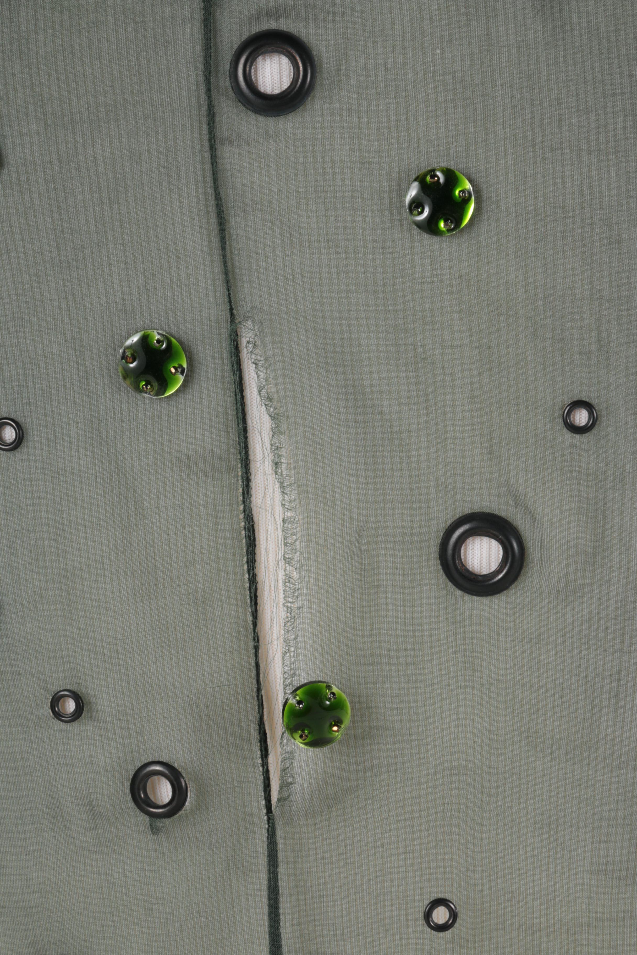 Prada Sheer Embellished Jacket