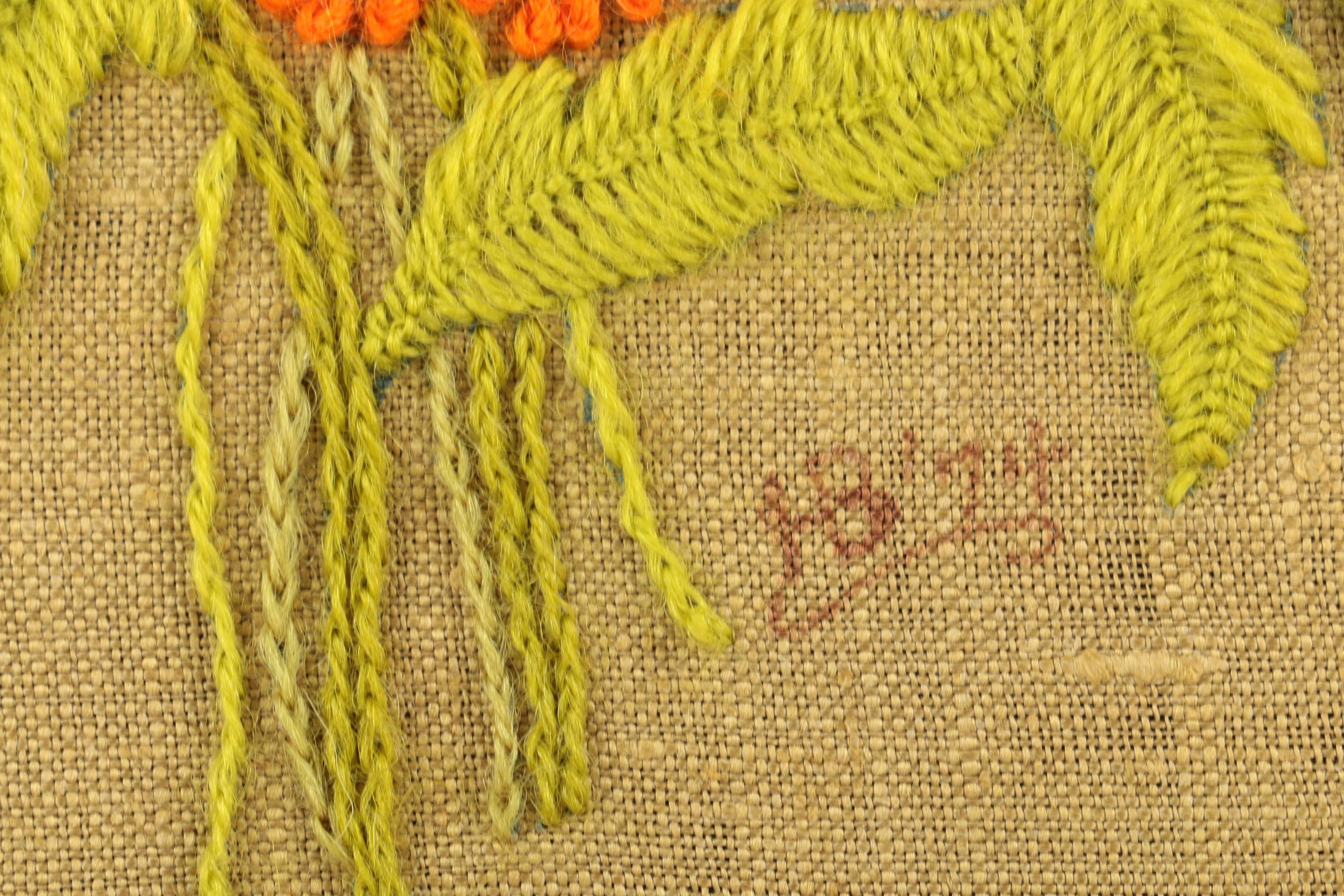 Embroidery of Bouquet of Flowers