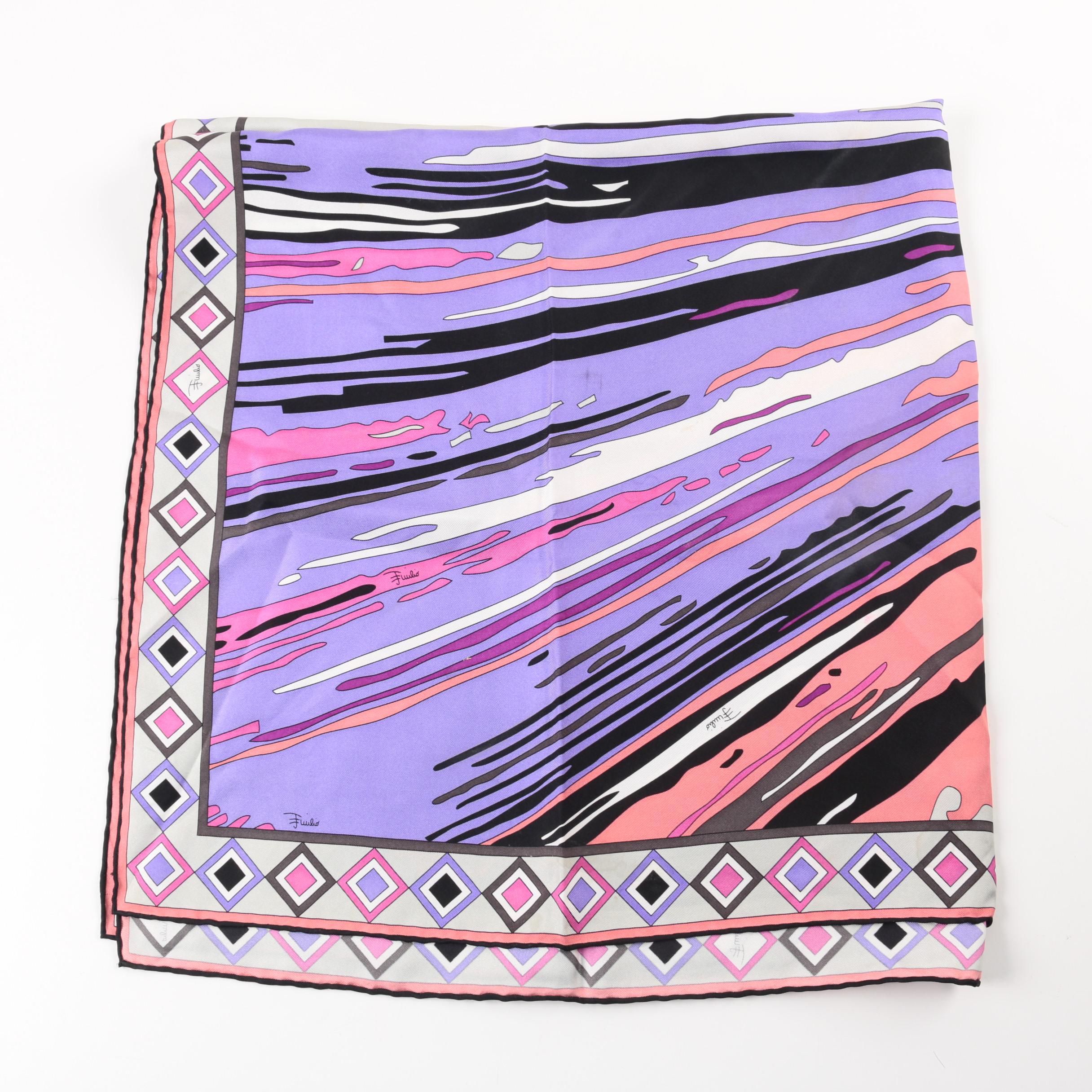 Vintage Emilio Pucci Silk Scarf
