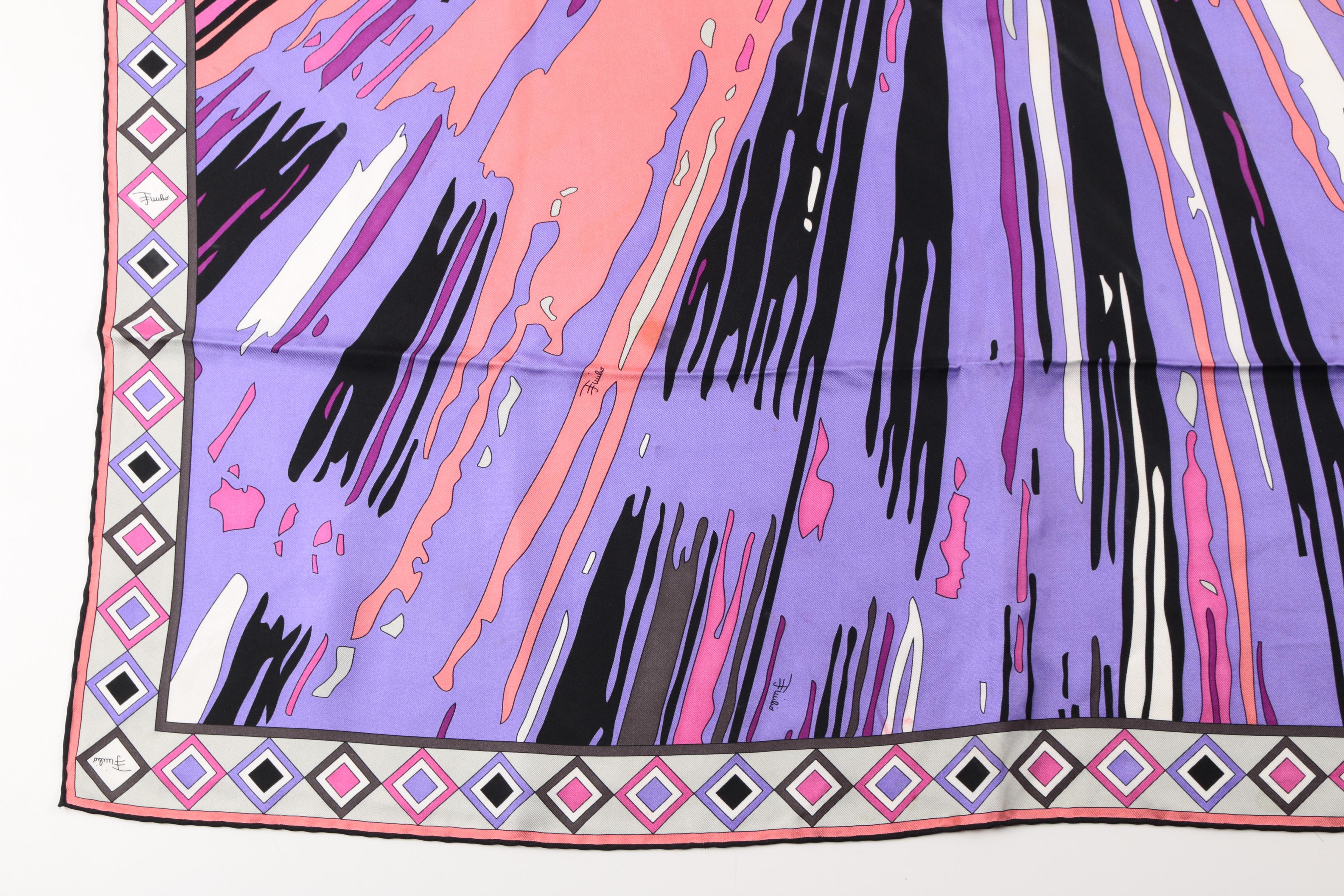 Vintage Emilio Pucci Silk Scarf