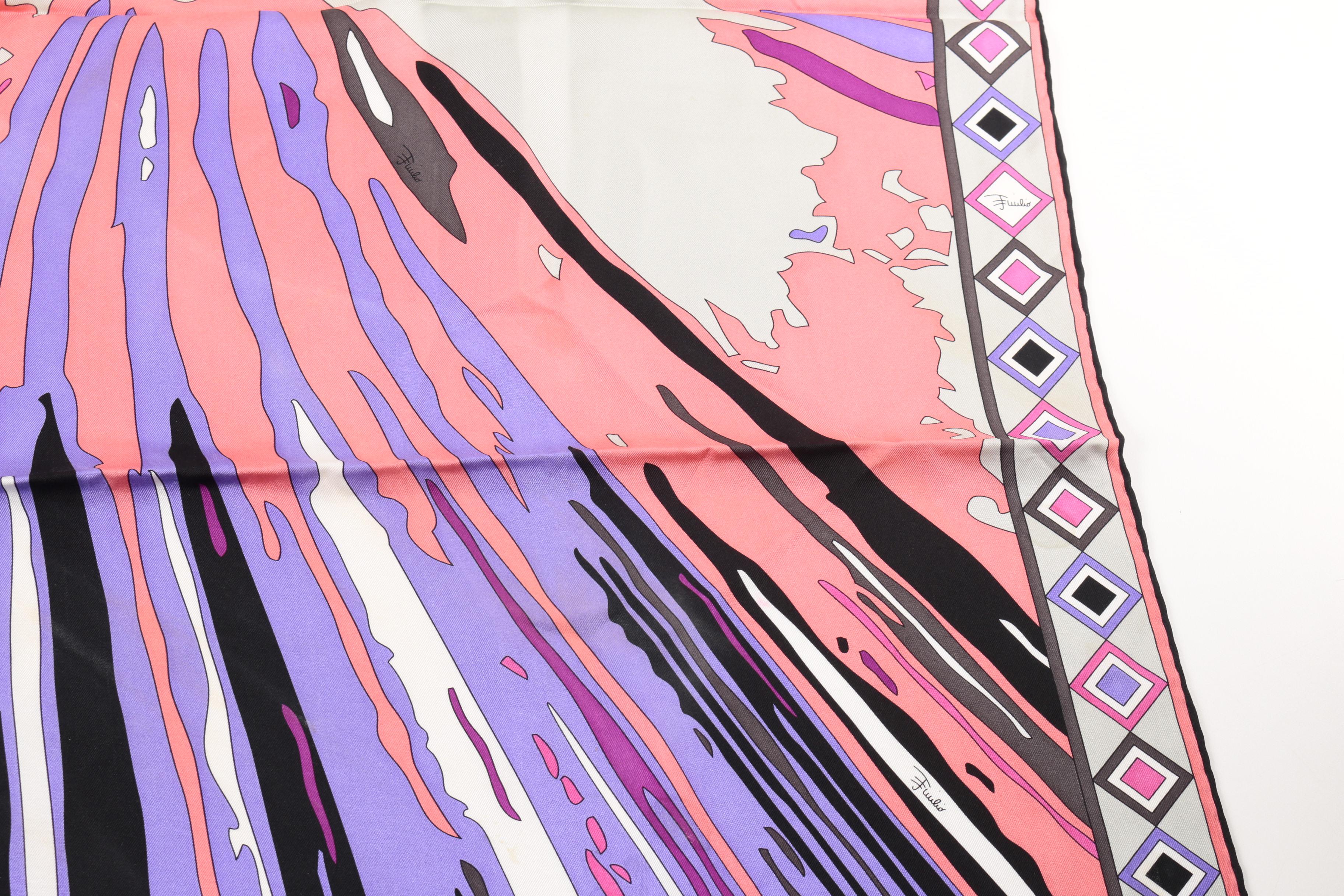 Vintage Emilio Pucci Silk Scarf