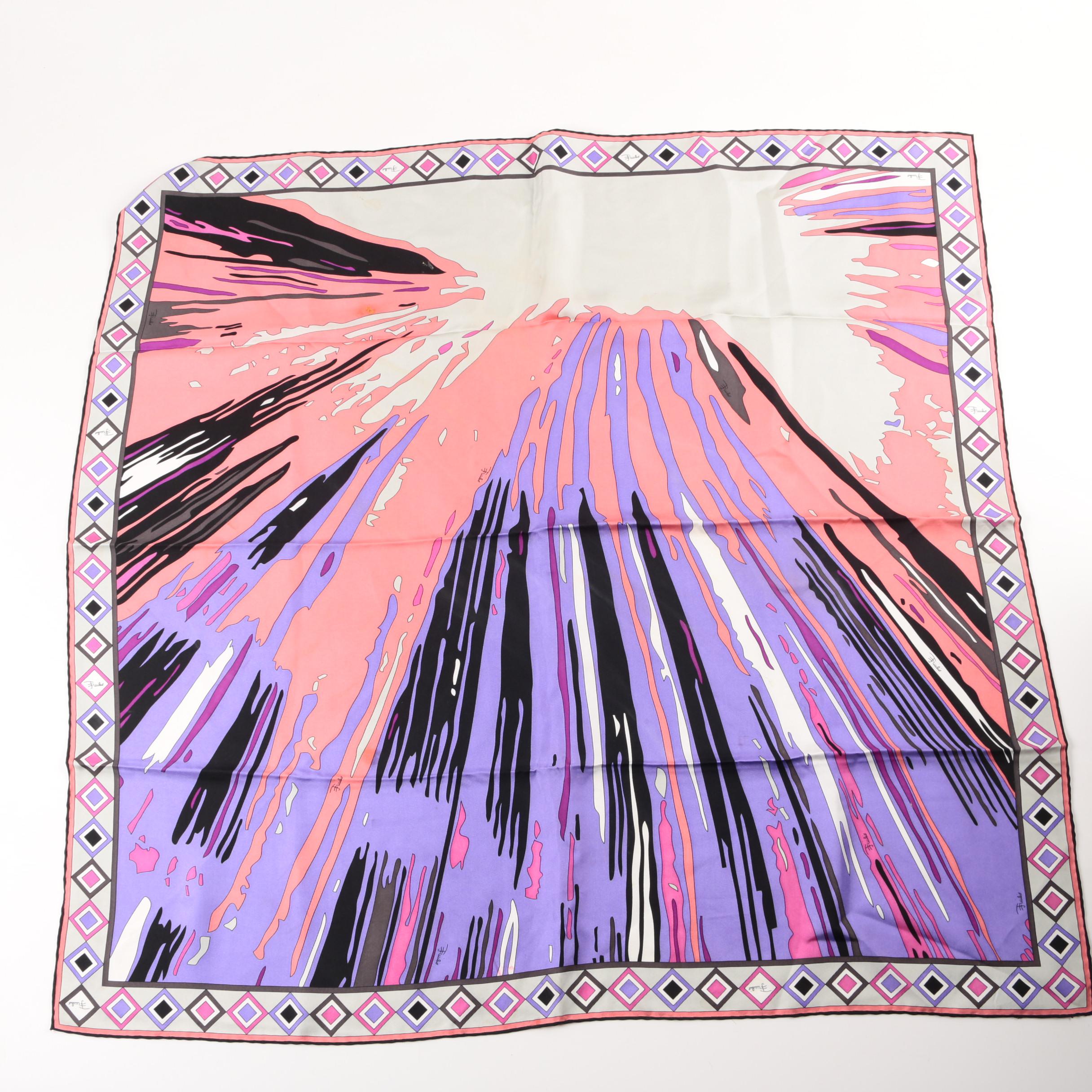 Vintage Emilio Pucci Silk Scarf