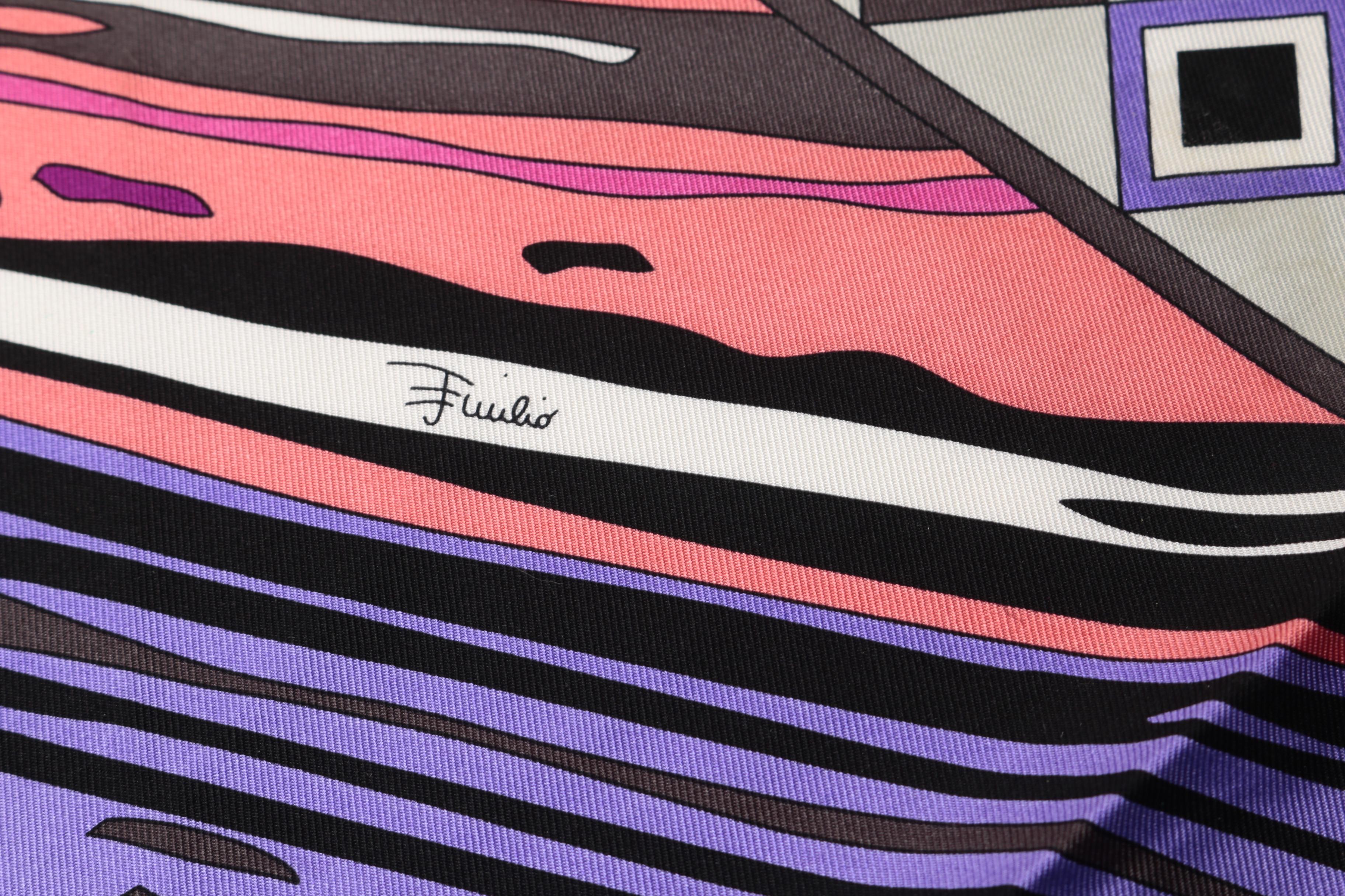 Vintage Emilio Pucci Silk Scarf