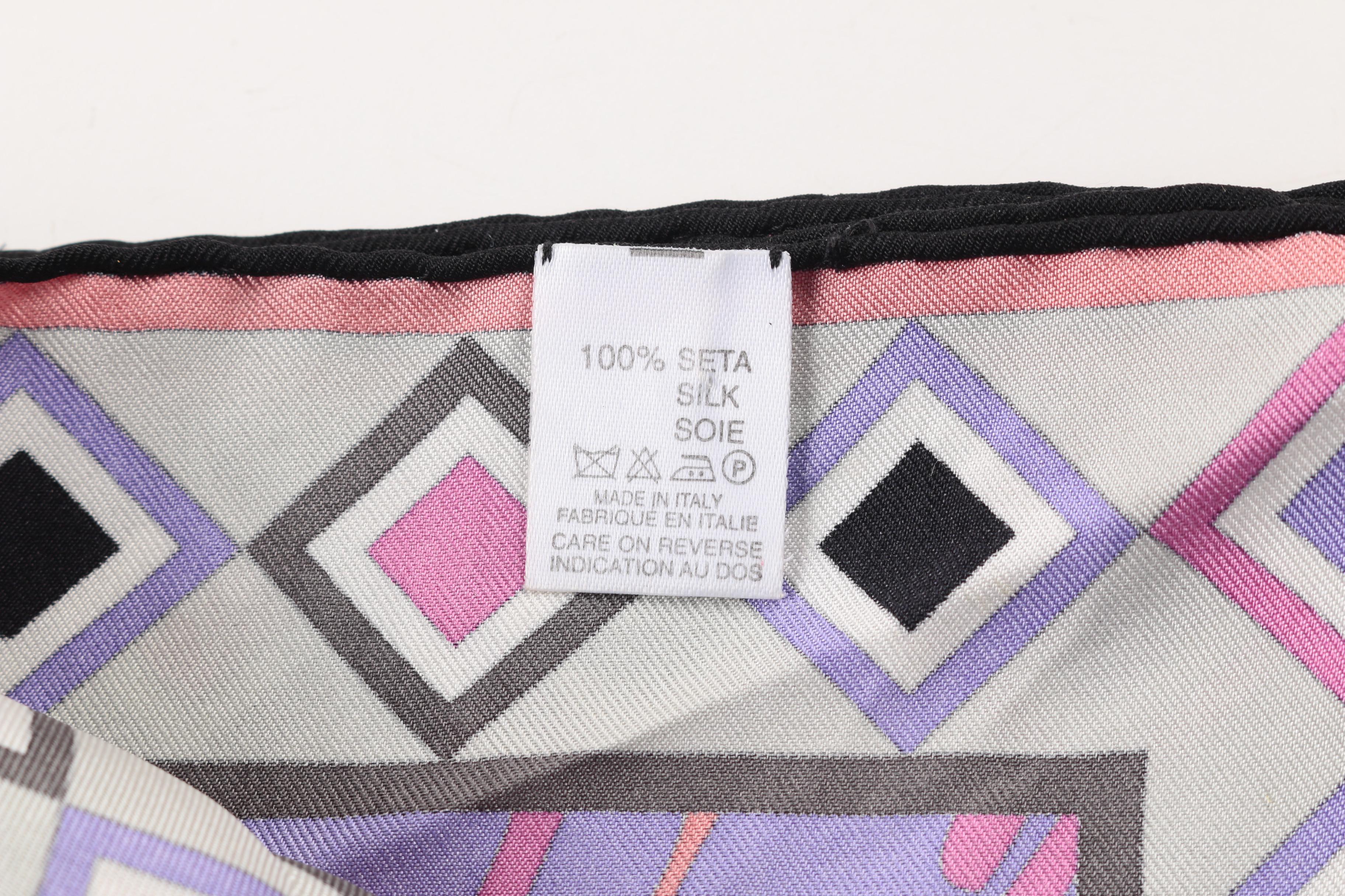 Vintage Emilio Pucci Silk Scarf