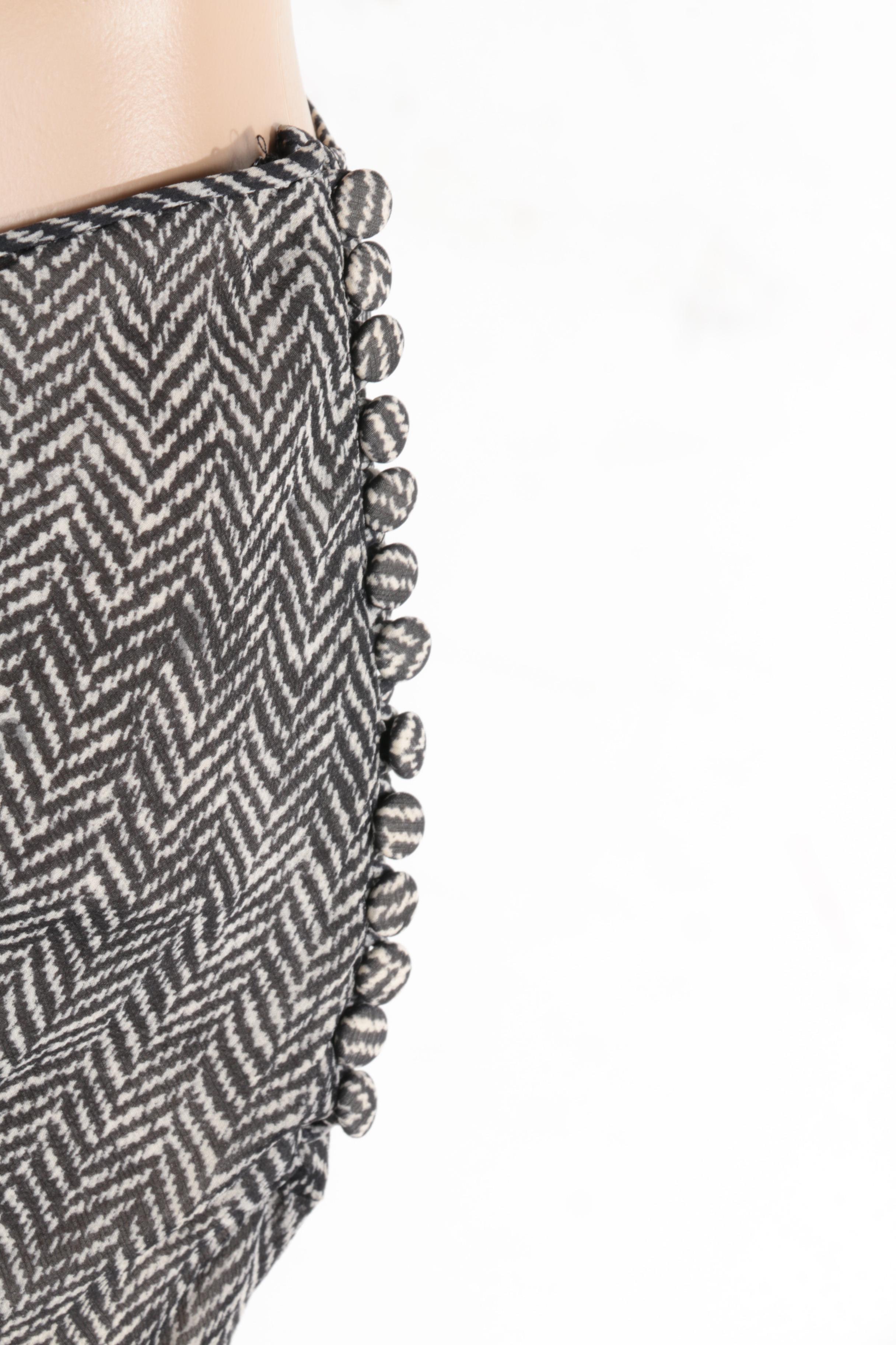 John Galliano Silk Skirt