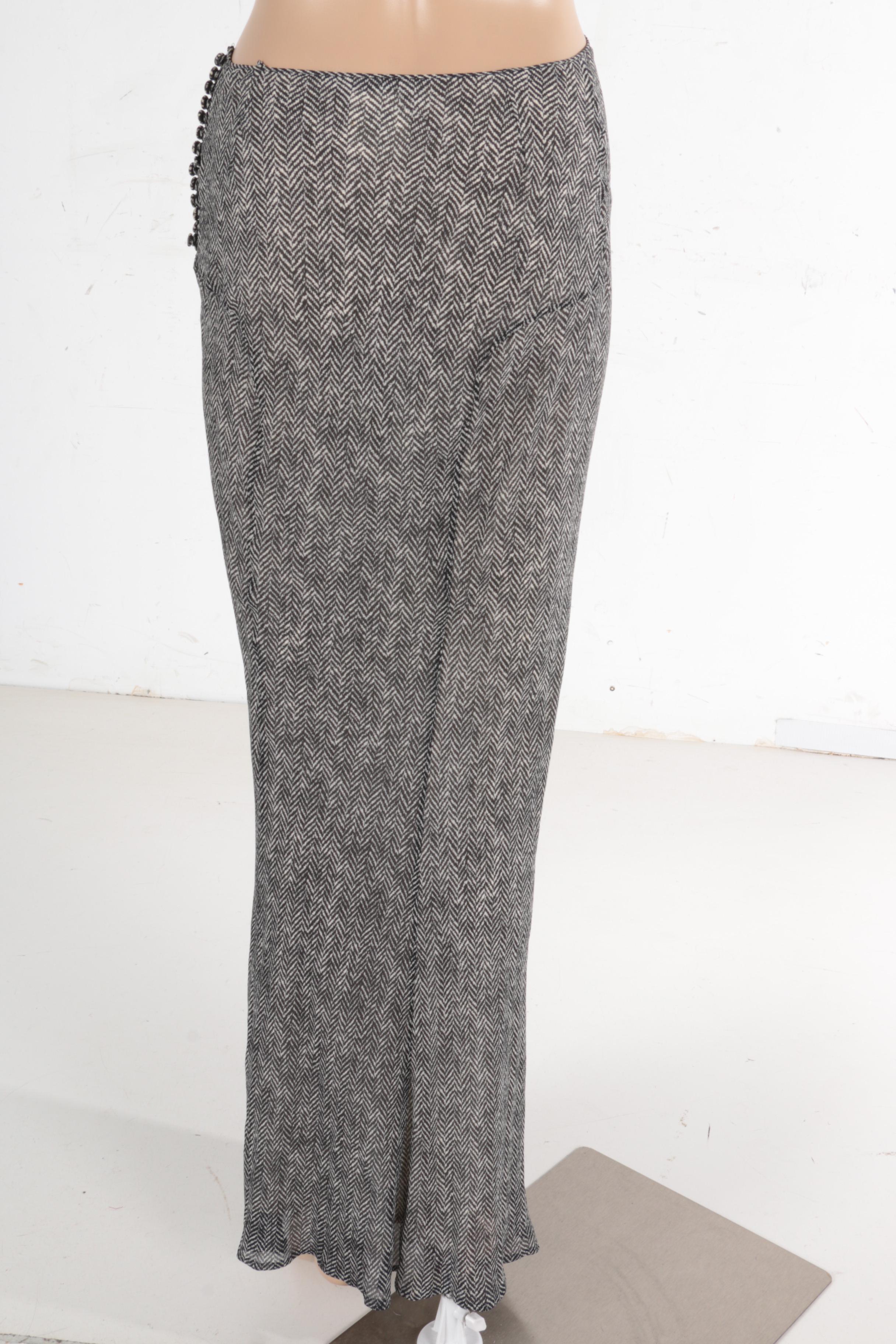 John Galliano Silk Skirt