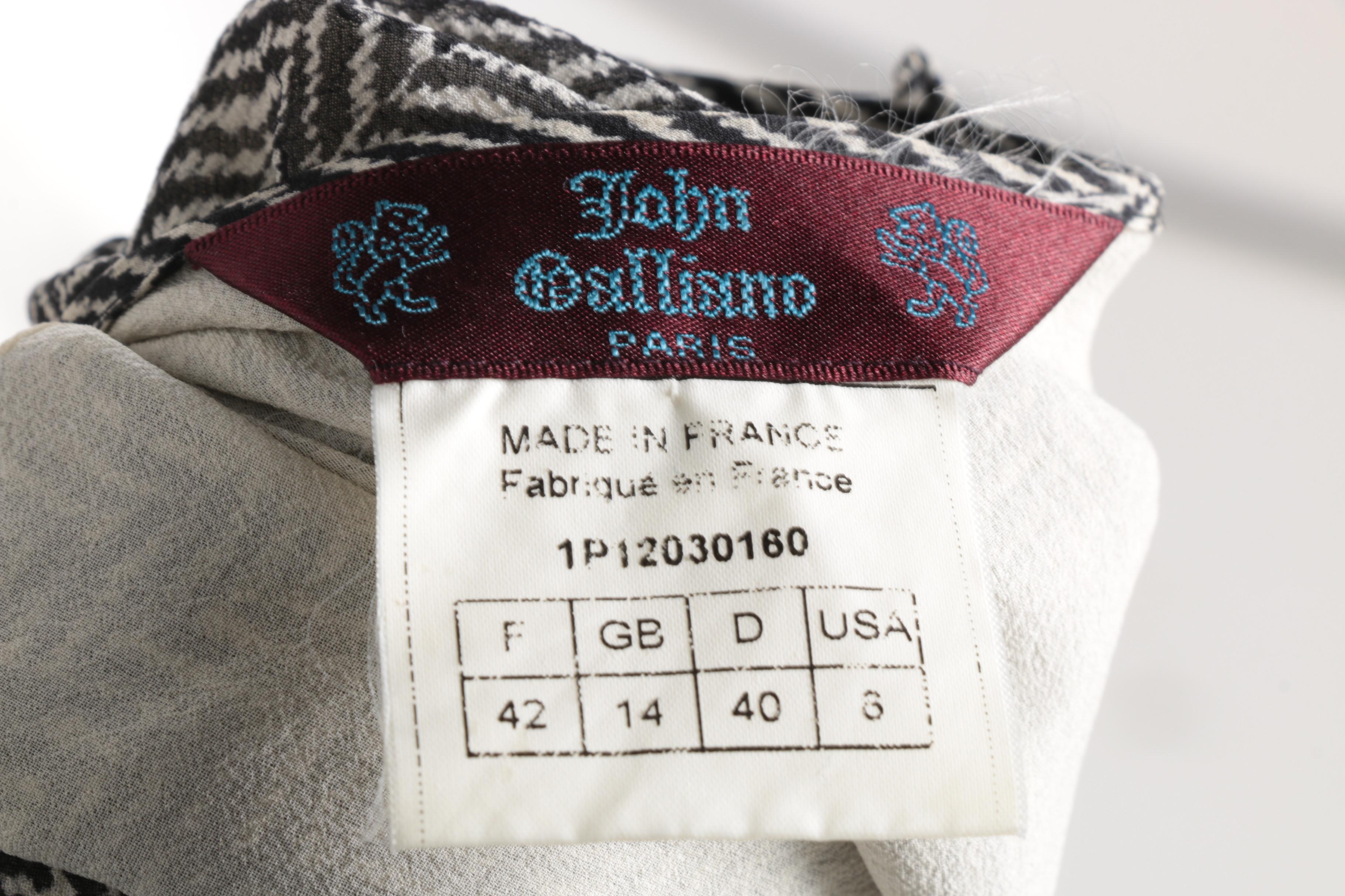 John Galliano Silk Skirt