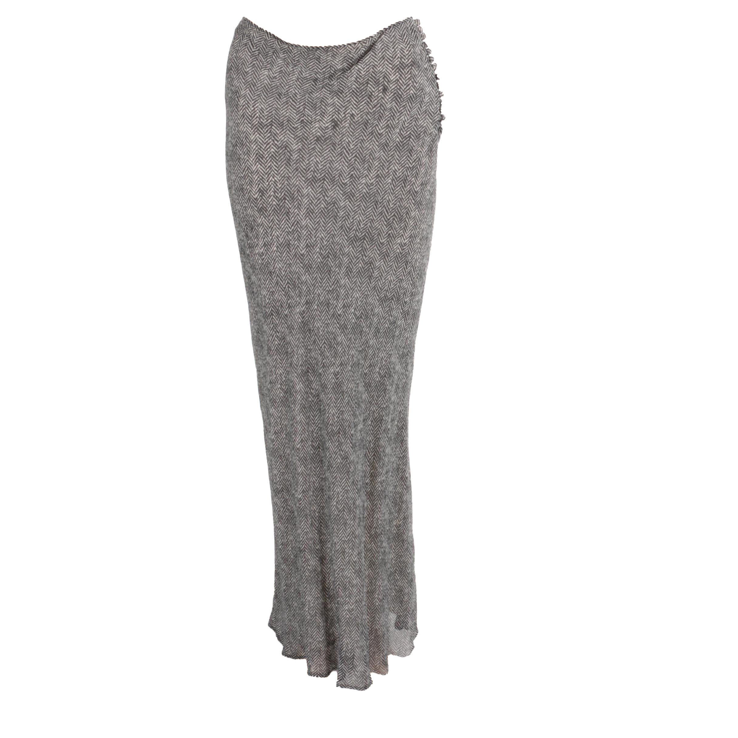 John Galliano Silk Skirt