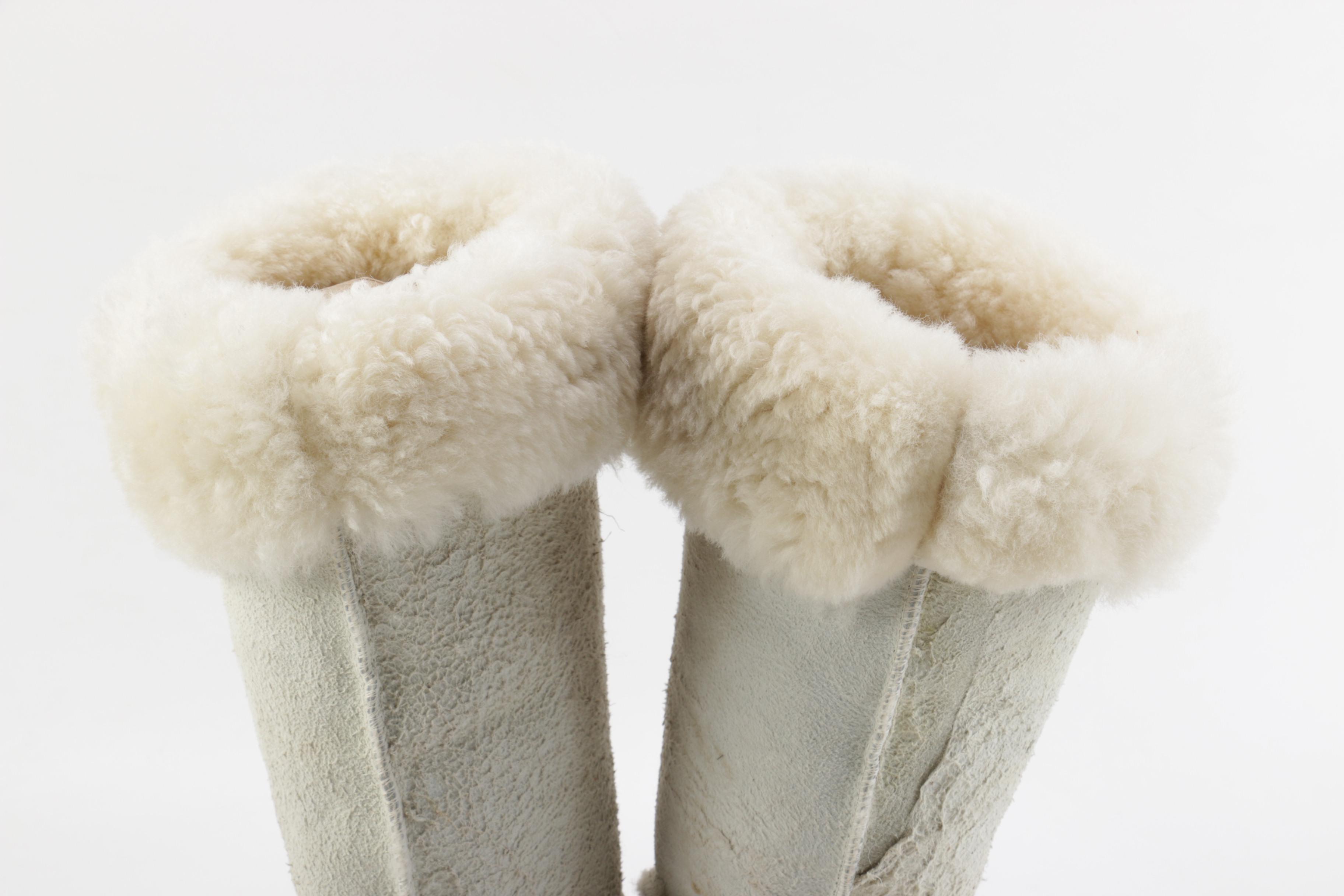Pair of Women's Boots Including PrimaLoft Rabbit Fur Boots