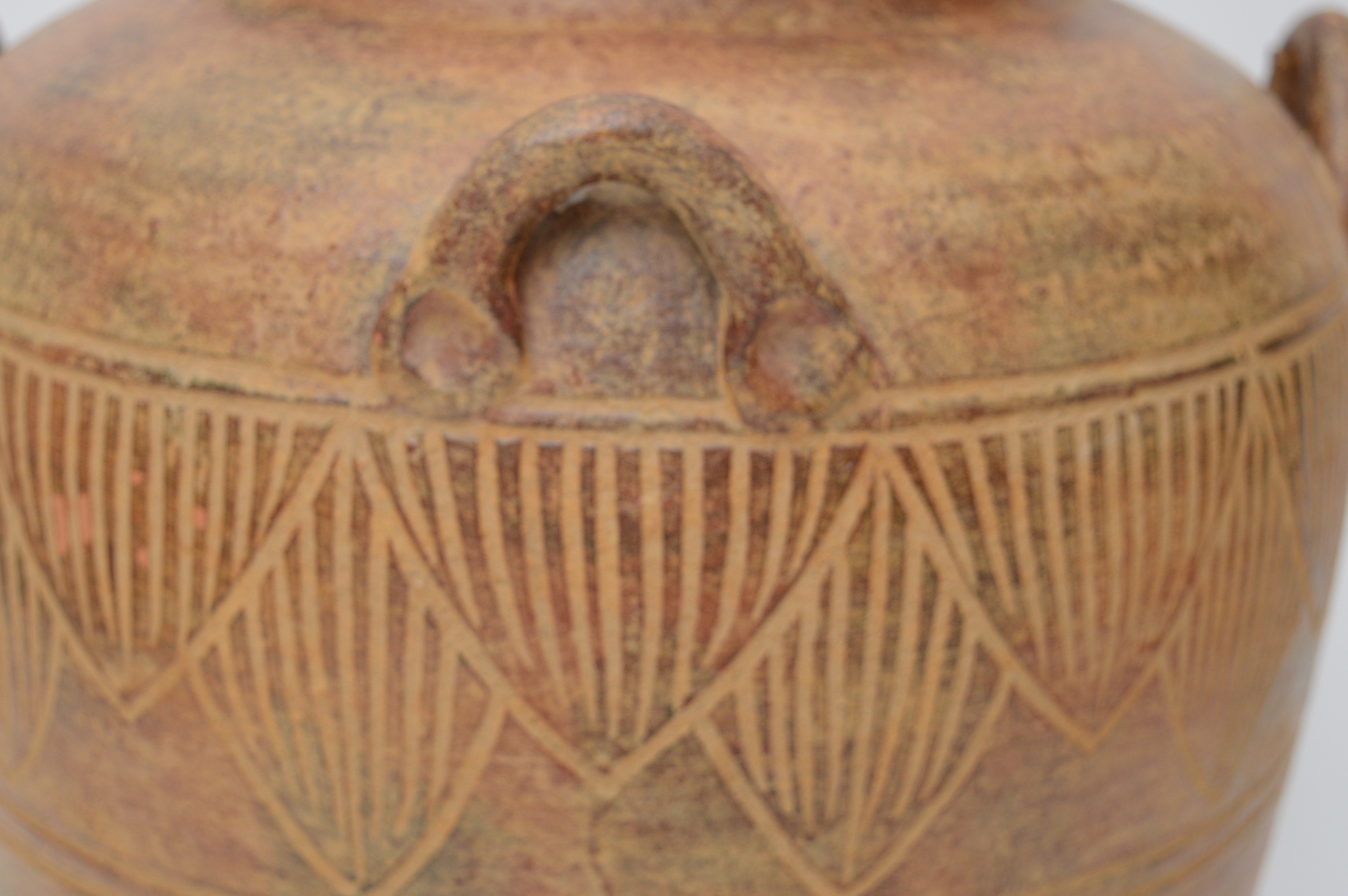 Terra Cotta  Floor Vase