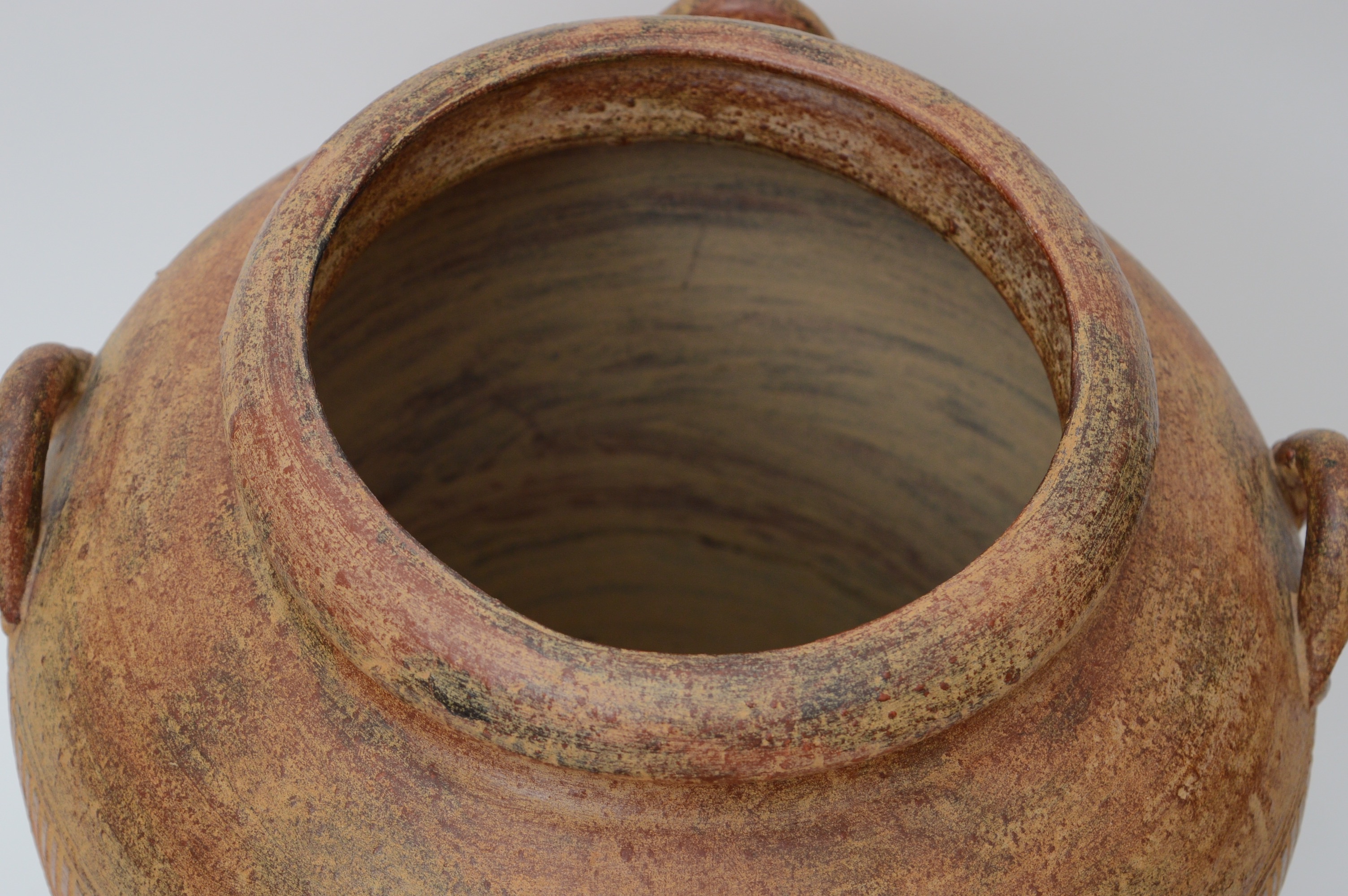 Terra Cotta  Floor Vase