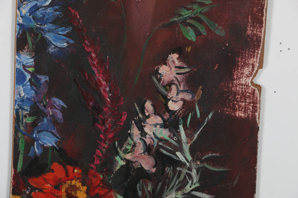 Collection of Grace Huntley Pugh Oil Paintings on Board of a Still Life