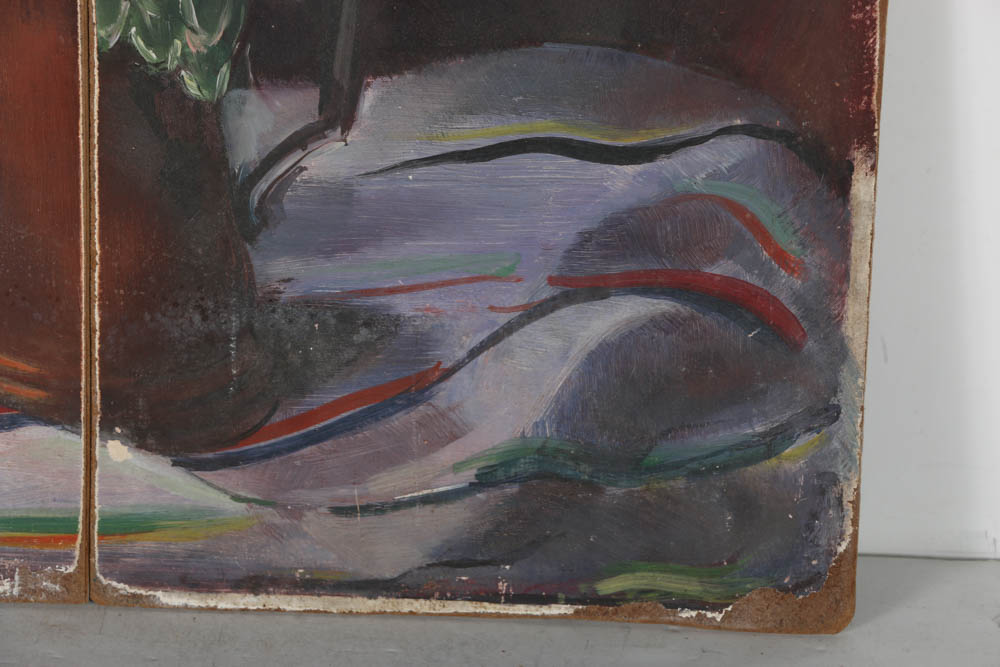 Collection of Grace Huntley Pugh Oil Paintings on Board of a Still Life