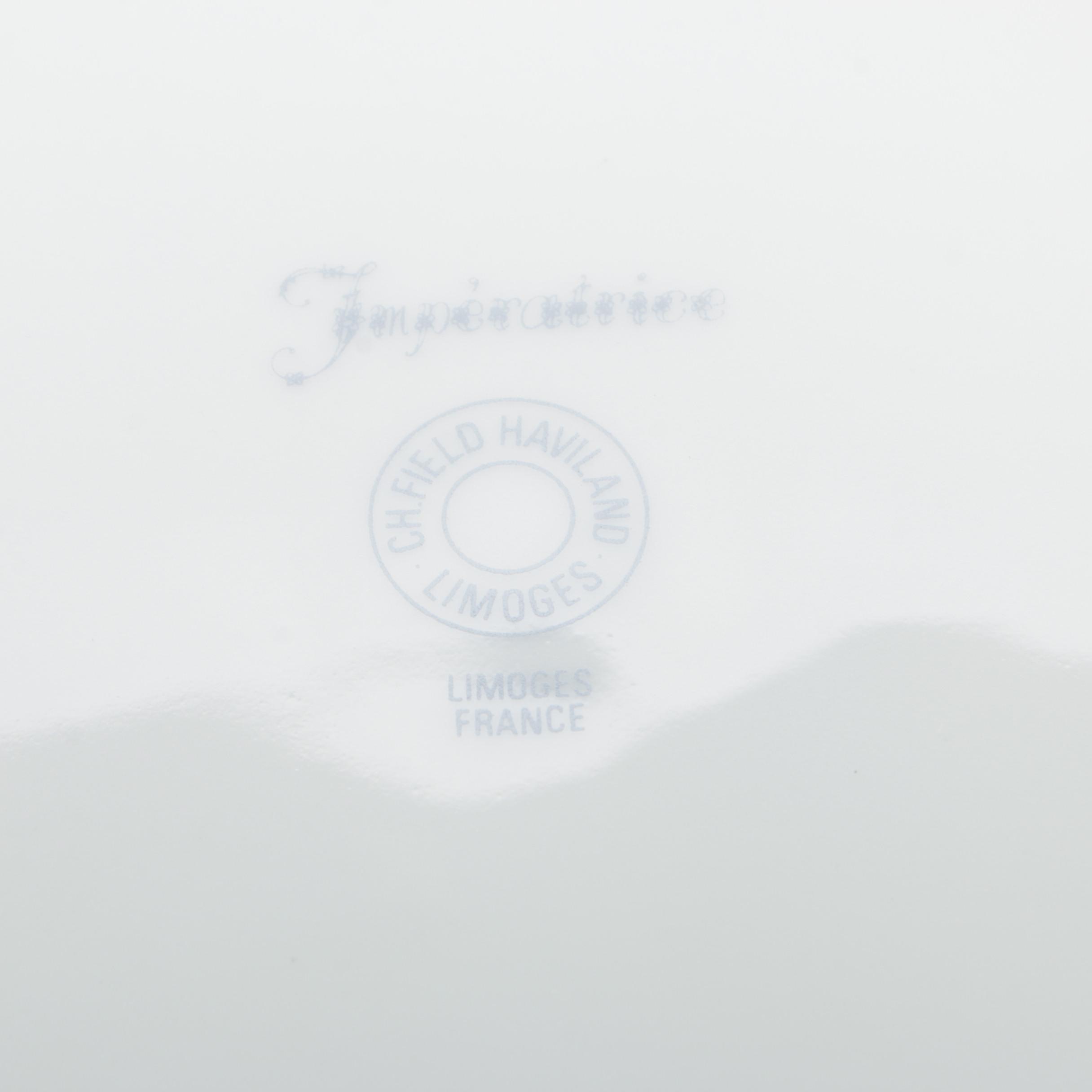 Charles Field Haviland "Impératrice" Porcelain Tableware