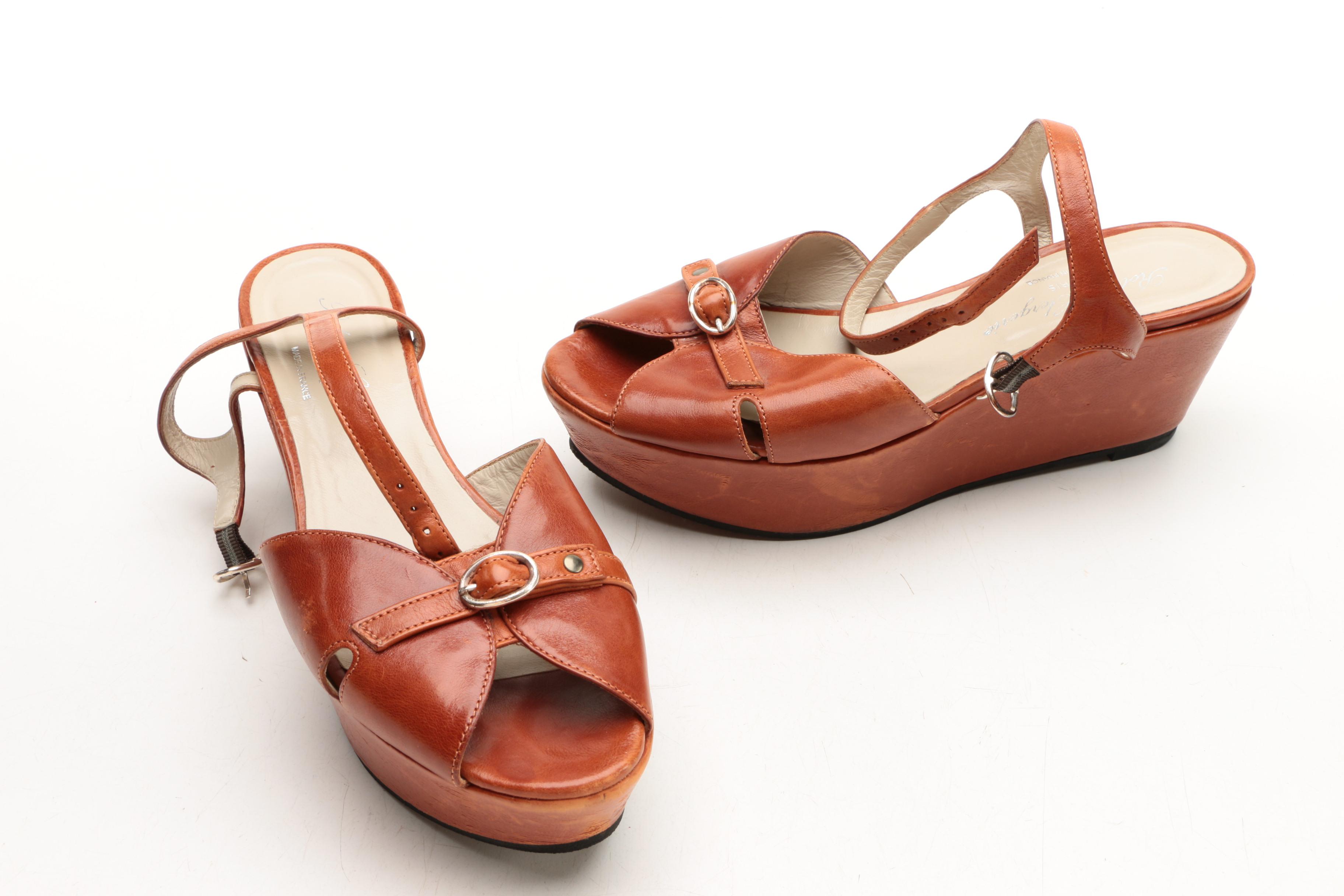 Robert Clergerie and Prada Platform Wedge Sandals