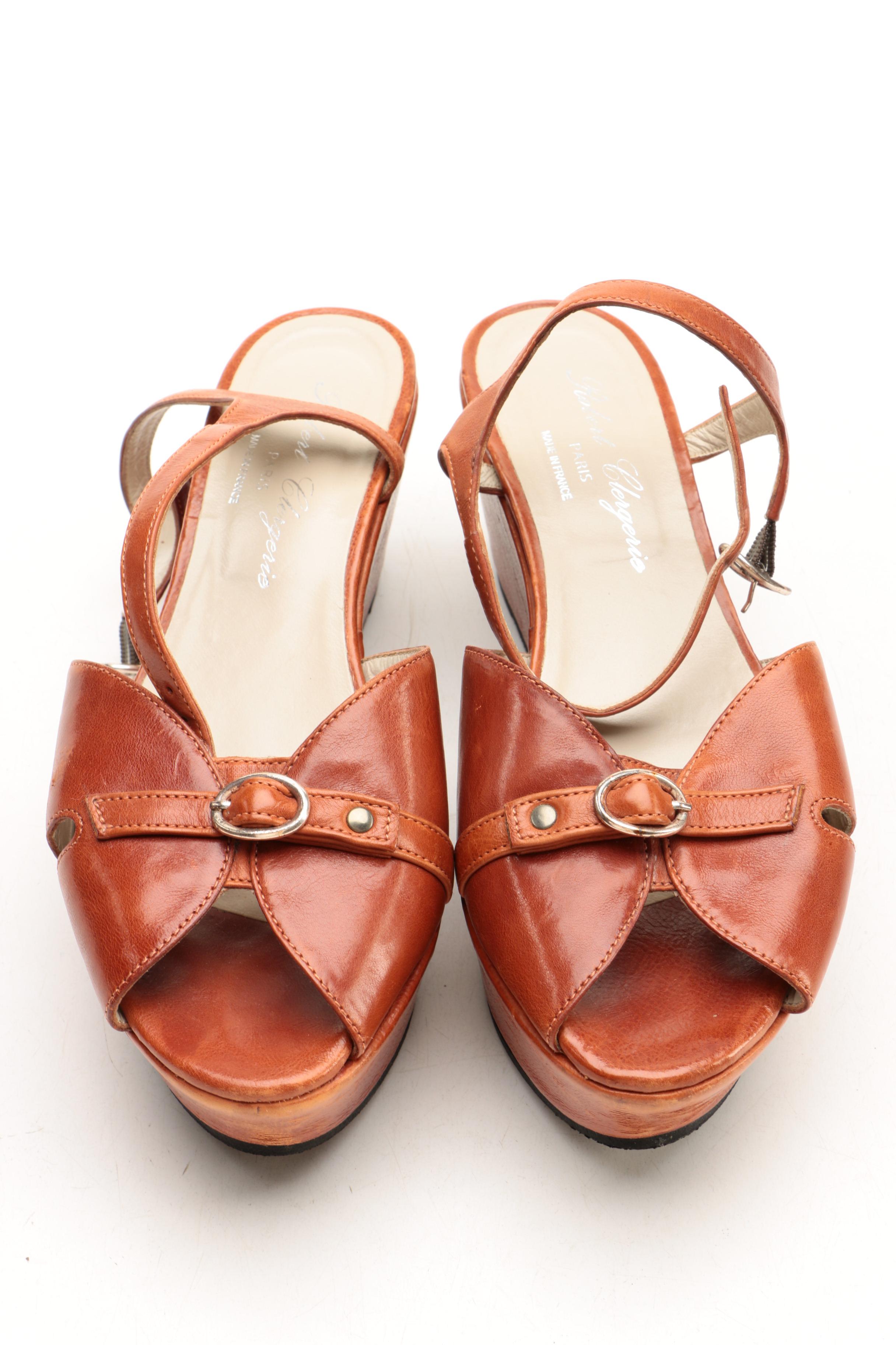 Robert Clergerie and Prada Platform Wedge Sandals