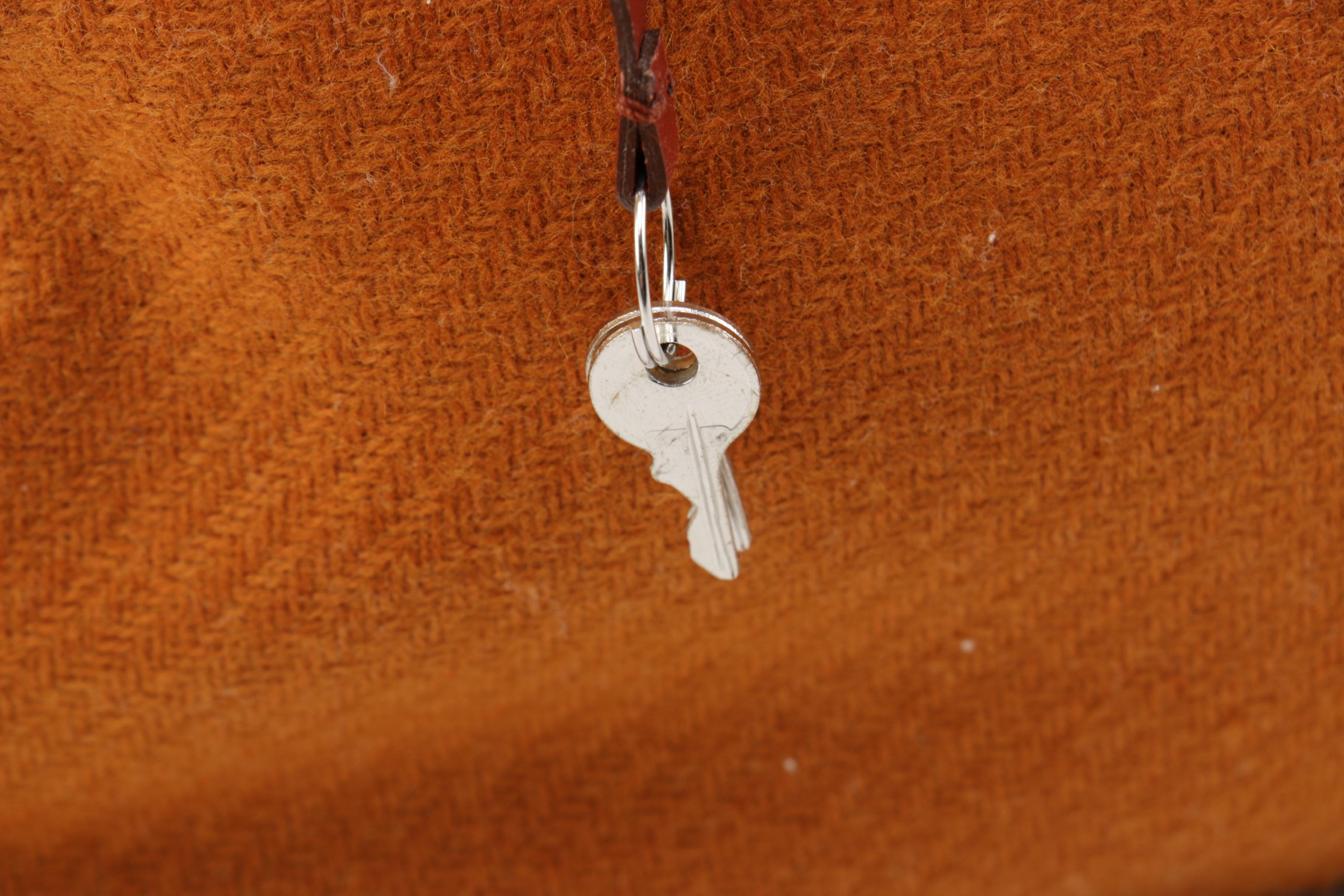 Prada Milano Wool and Calf Leather Shoulder Bag