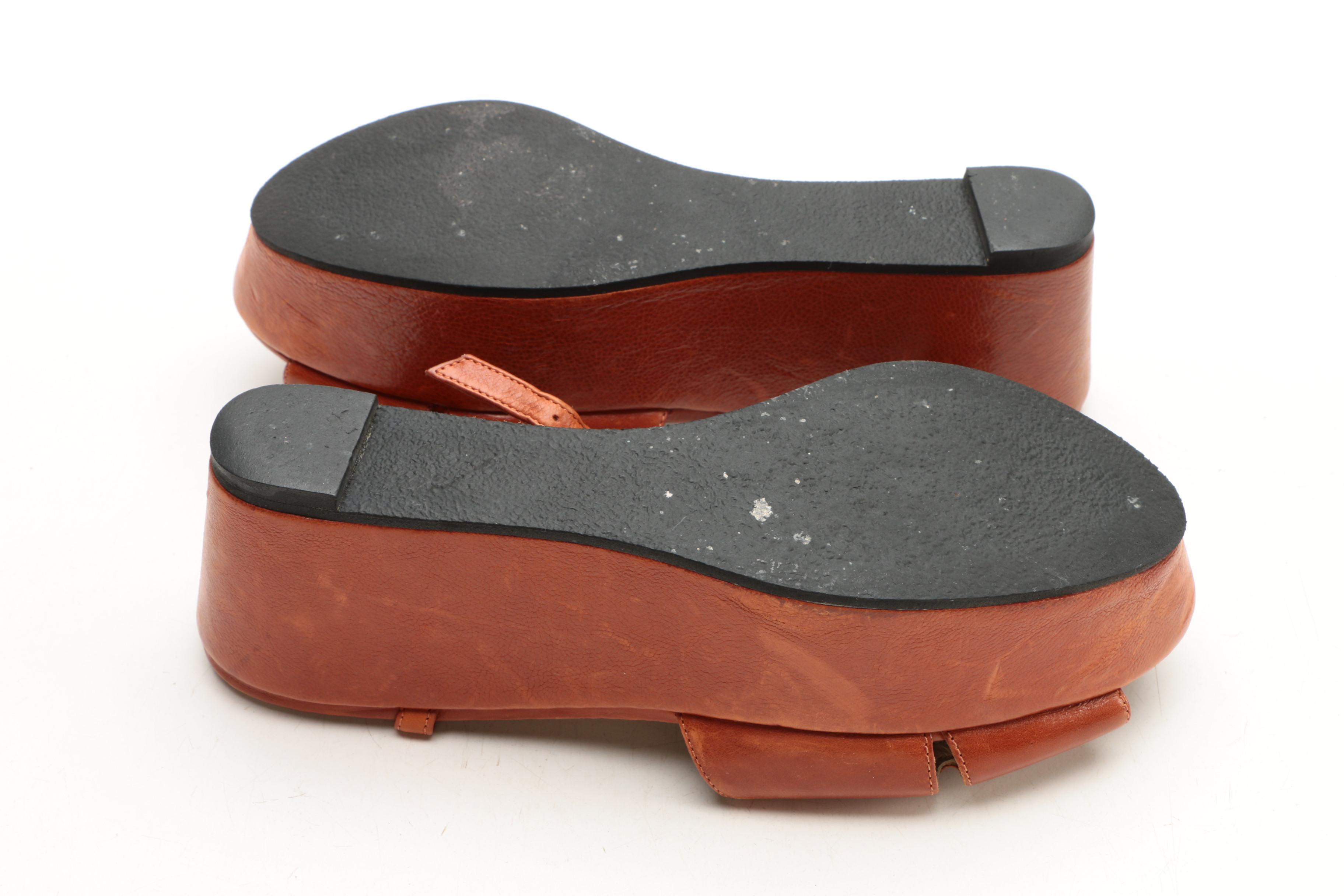 Robert Clergerie and Prada Platform Wedge Sandals