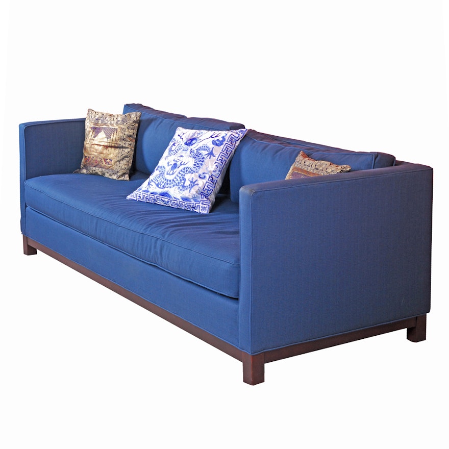 Blue Sofa by Mitchell Gold + Bob Williams