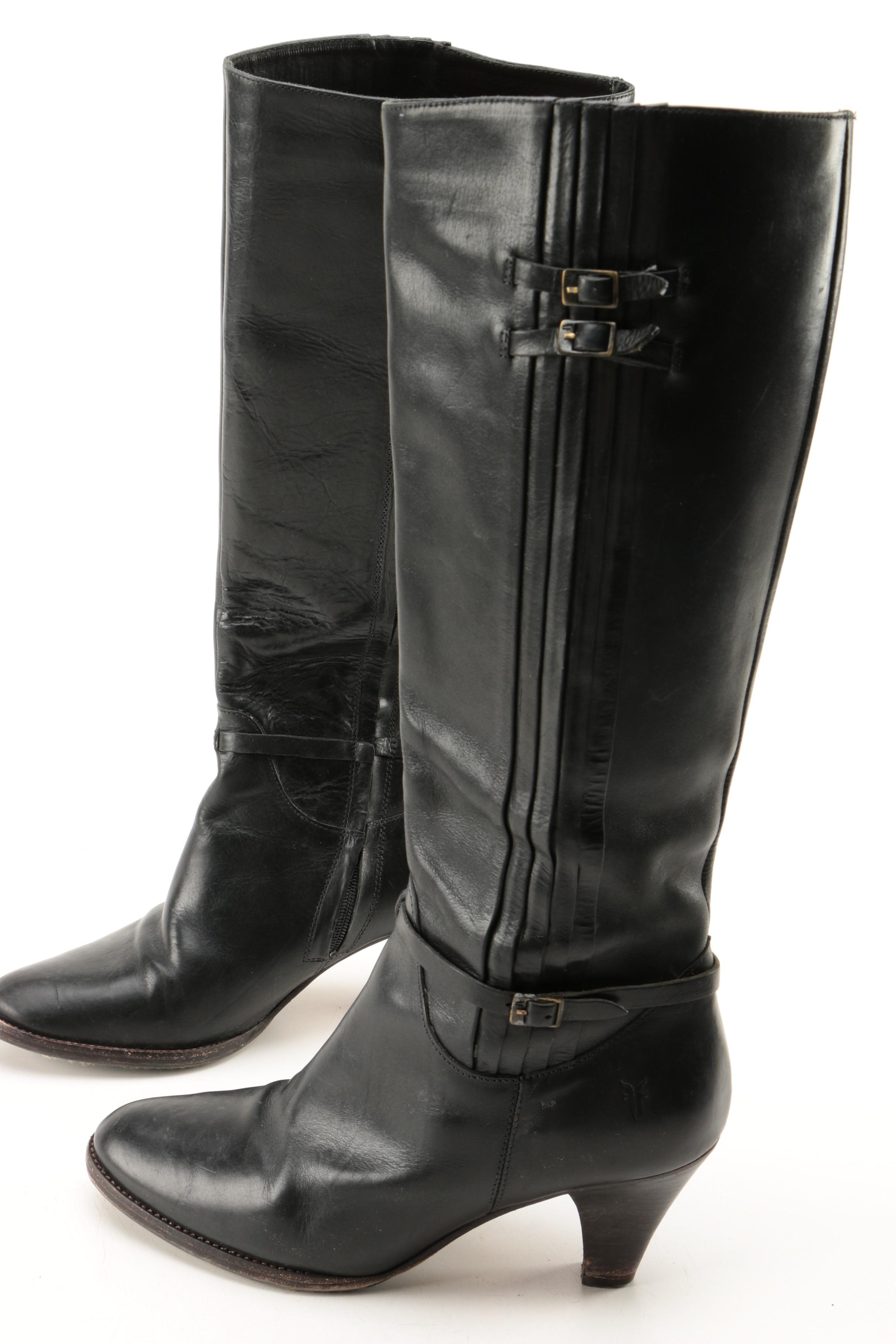 Two Pairs Women's Boots Featuring Frye