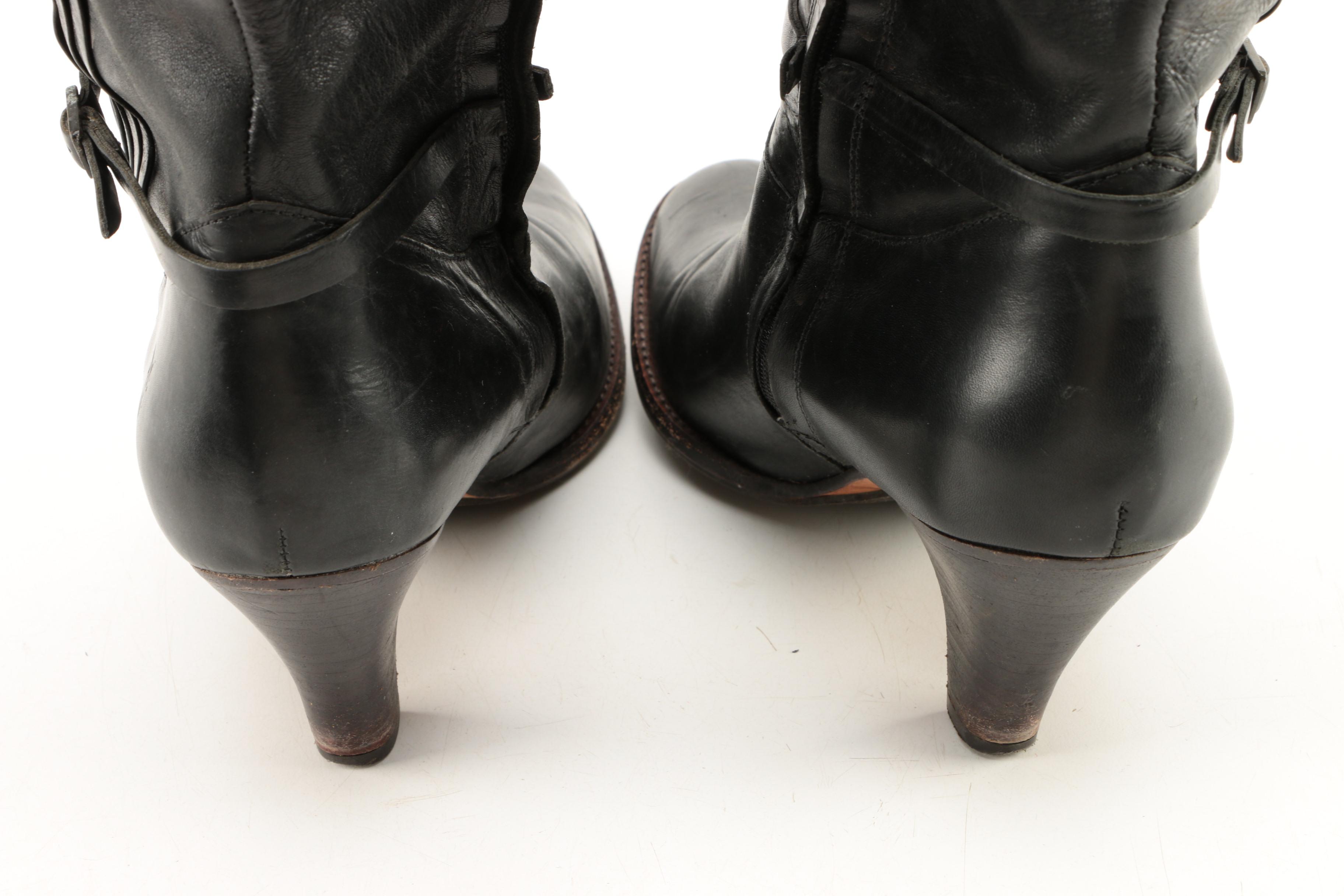 Two Pairs Women's Boots Featuring Frye