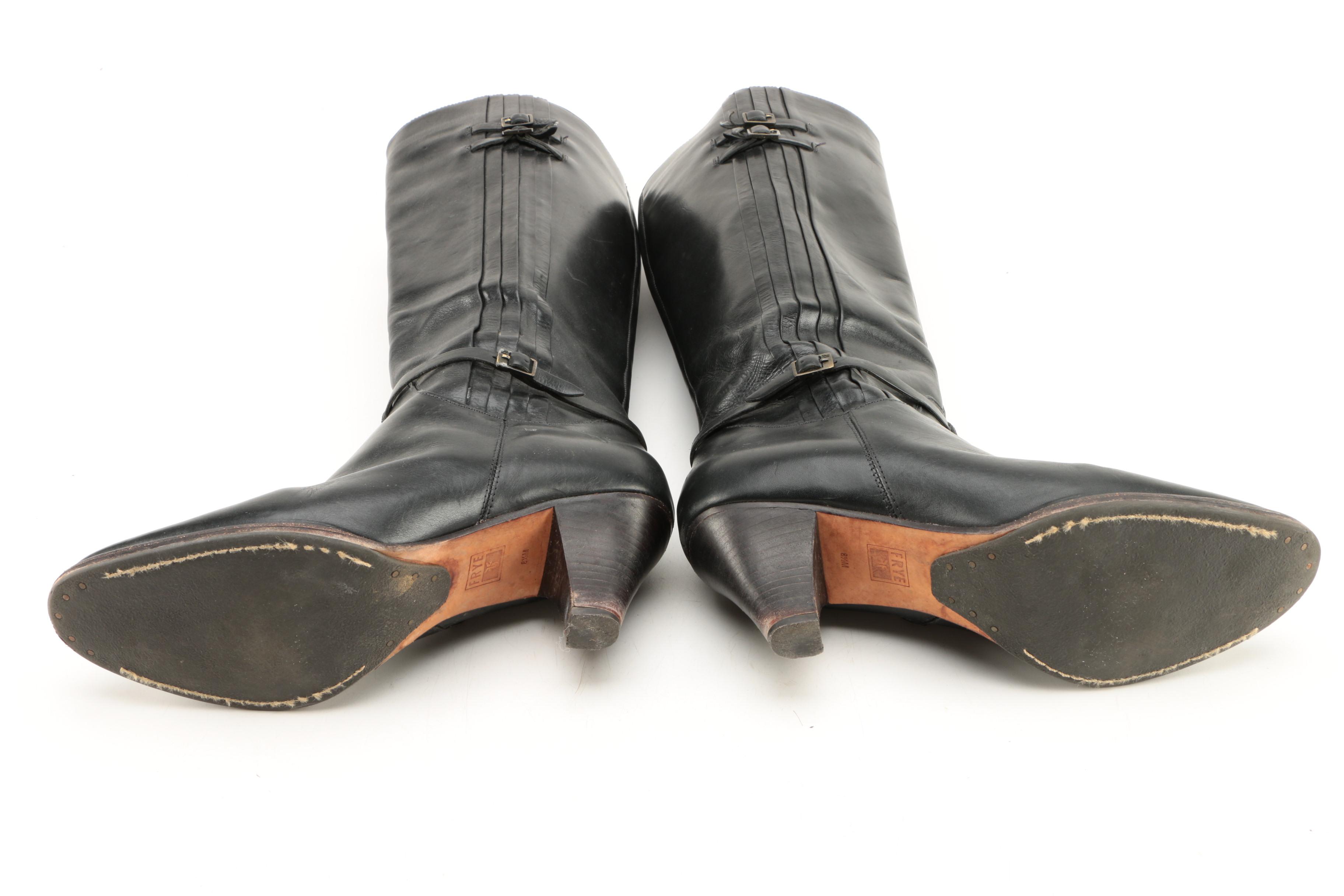 Two Pairs Women's Boots Featuring Frye